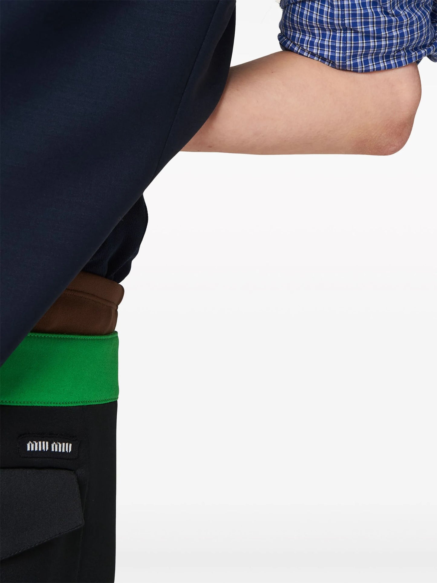 colour-block shorts