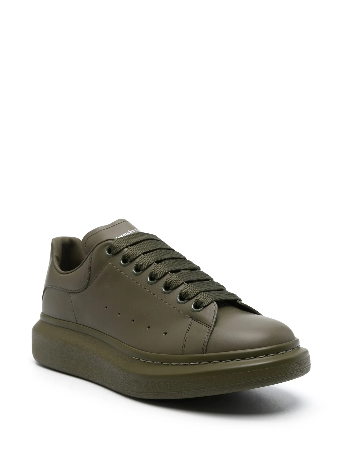 Oversized leather sneakers
