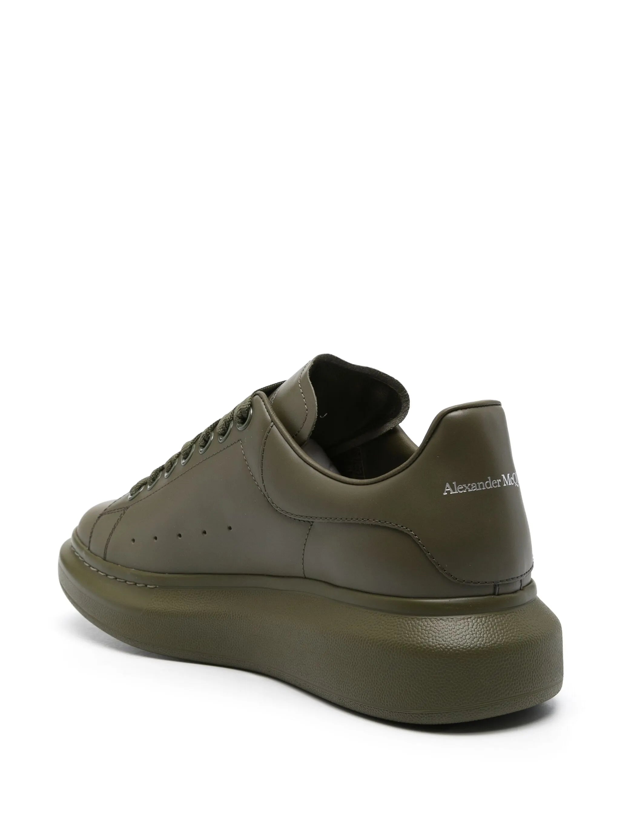 Oversized leather sneakers