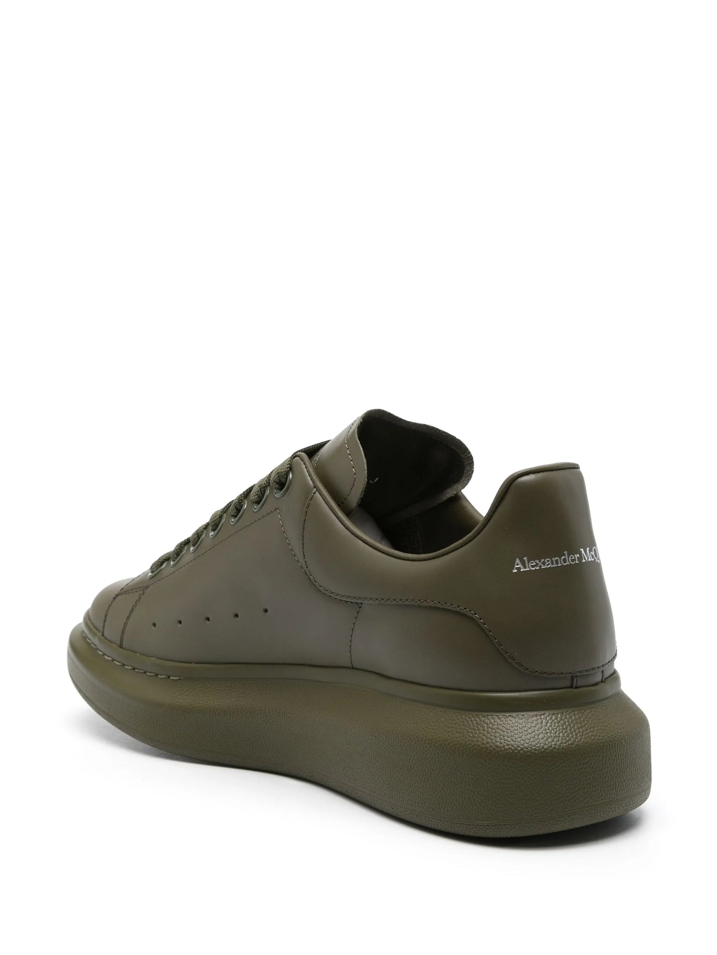 Oversized leather sneakers