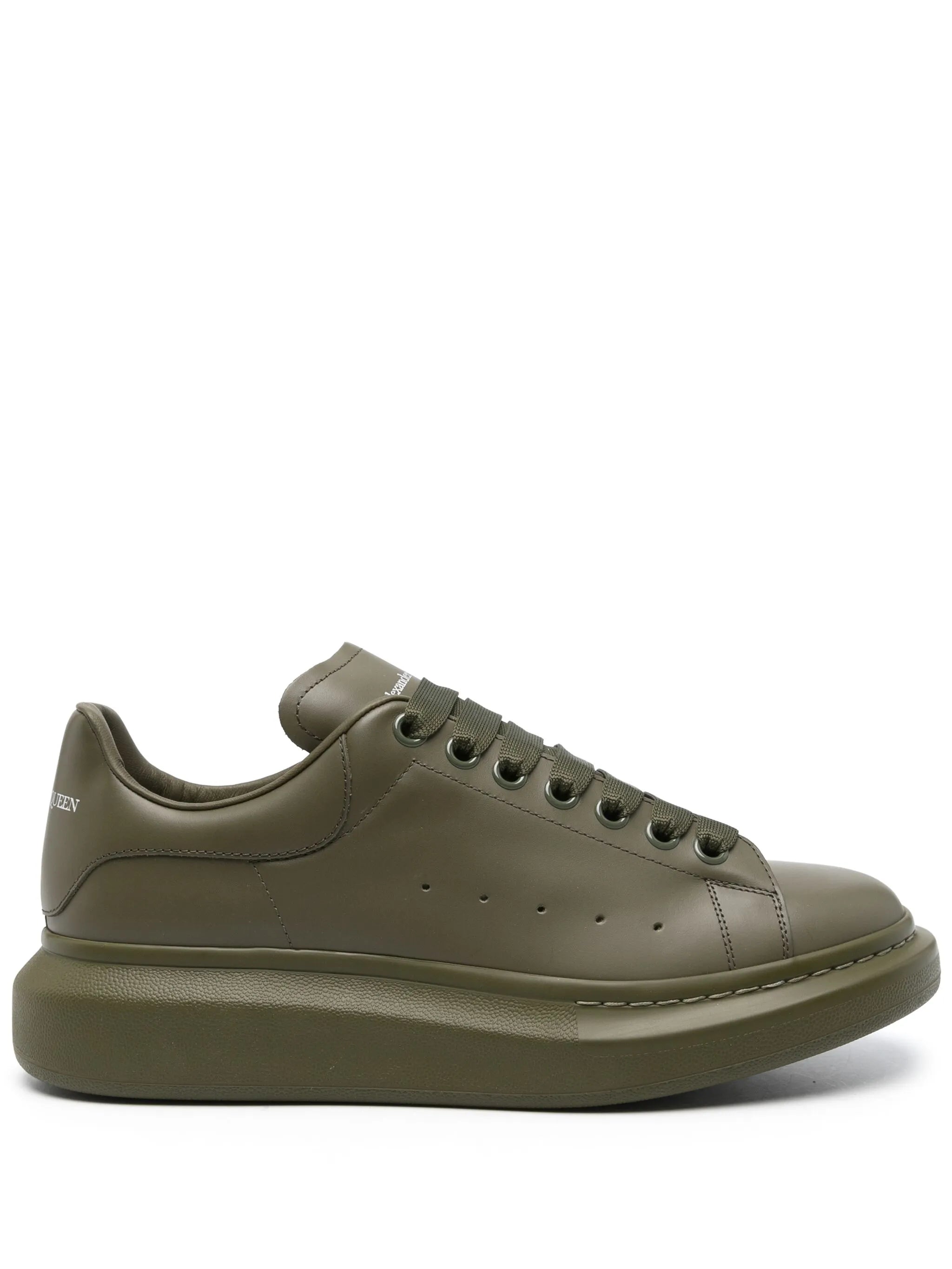 Oversized leather sneakers