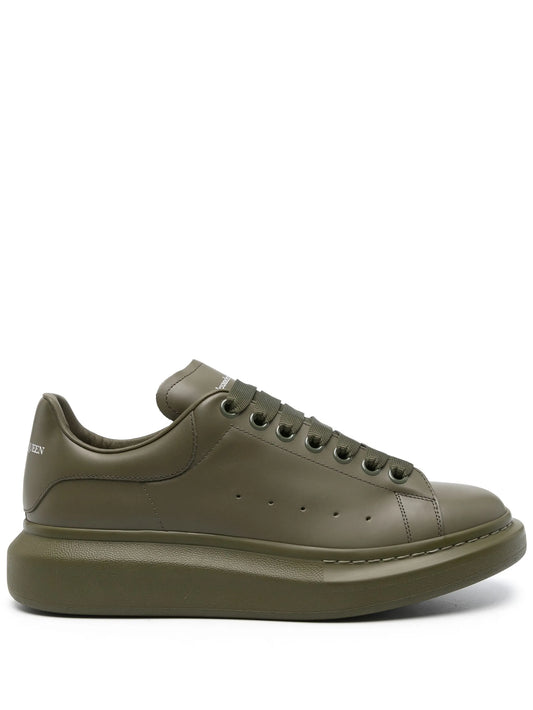 Oversized leather sneakers