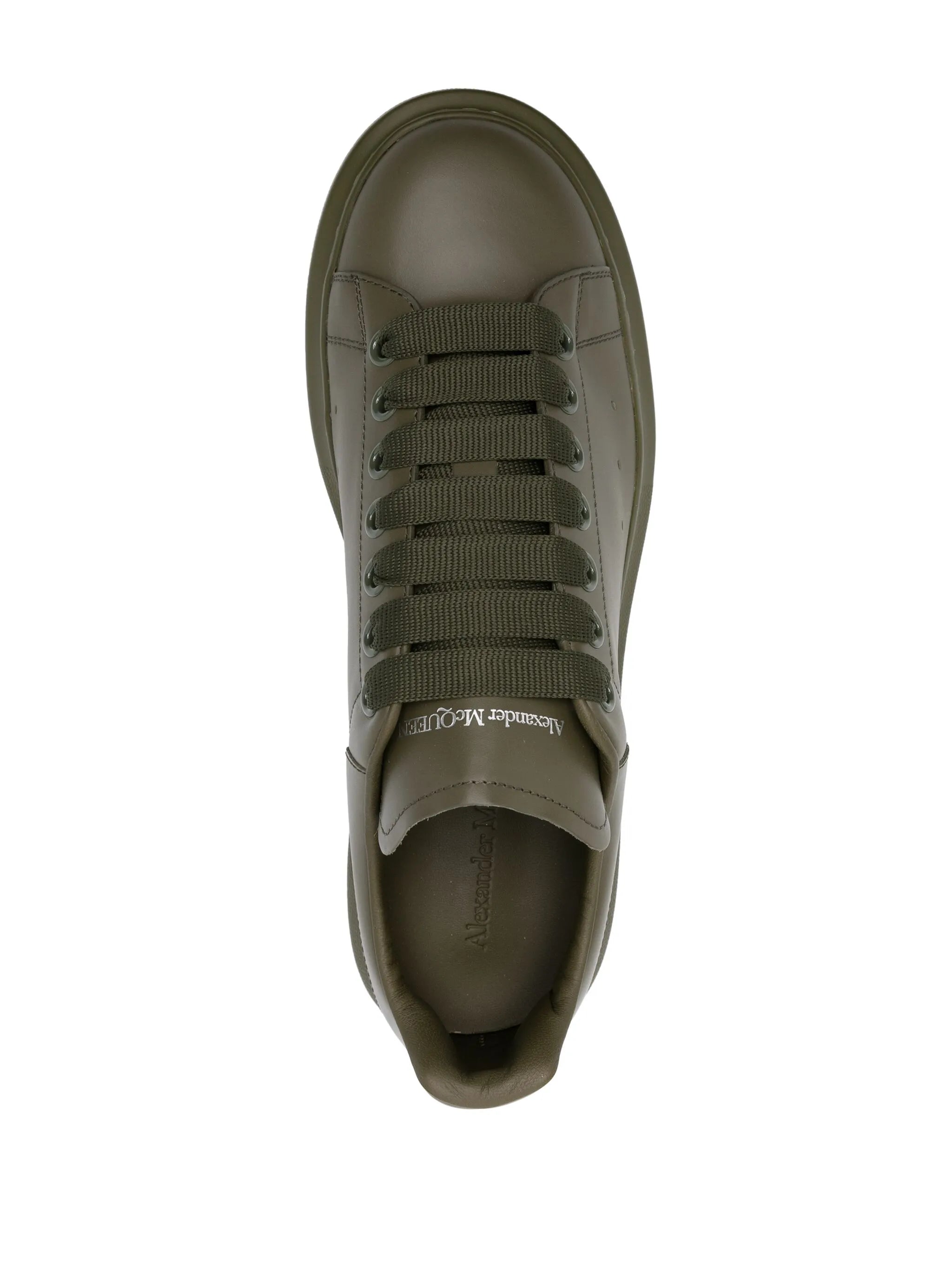 Oversized leather sneakers