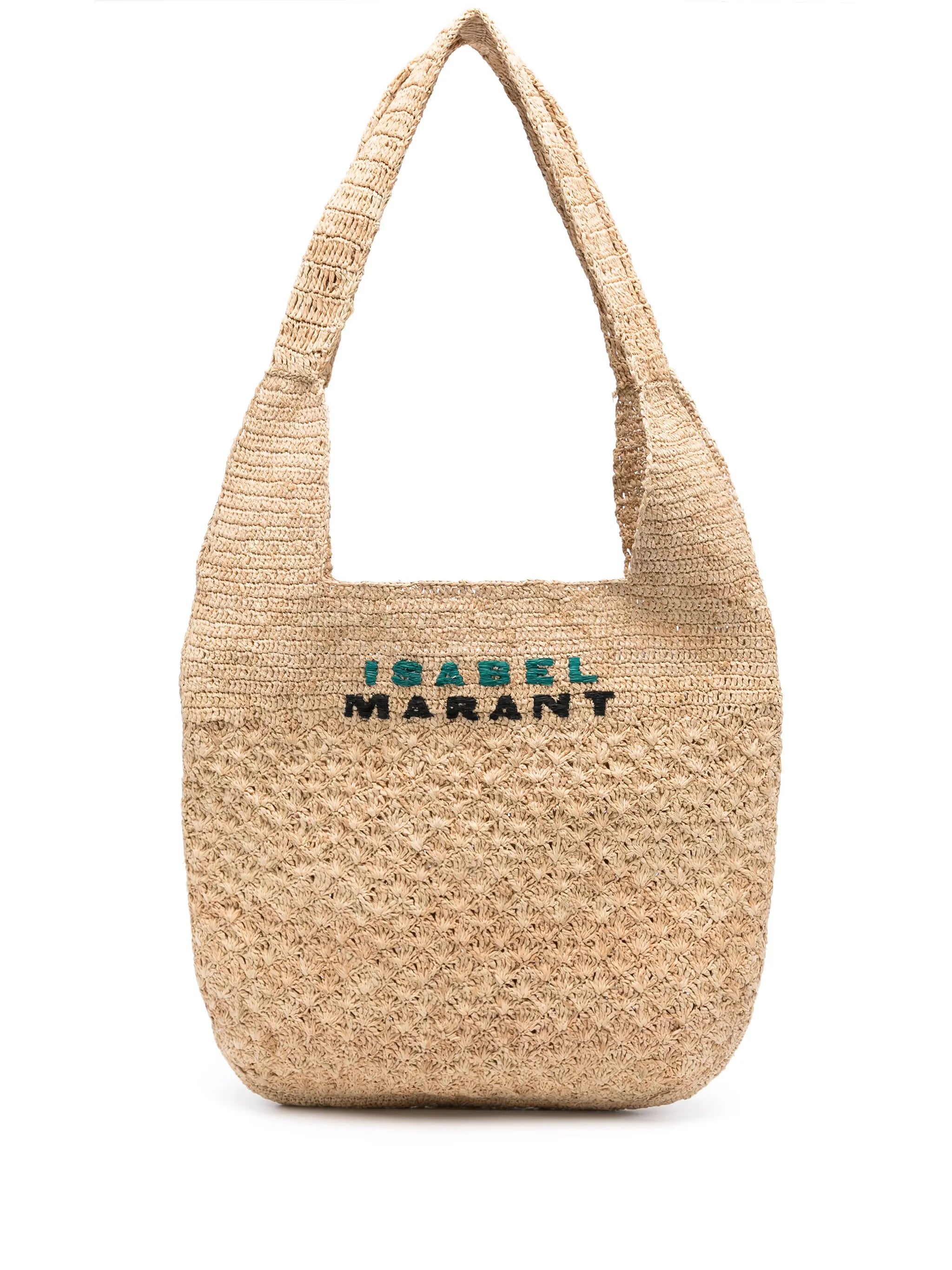 Praia Medium raffia bag