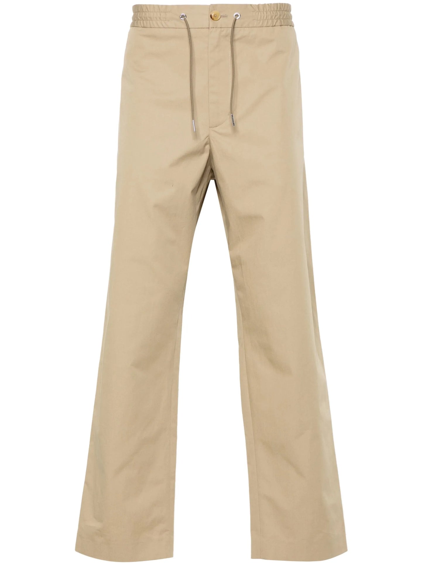 logo-appliqué tapered trousers