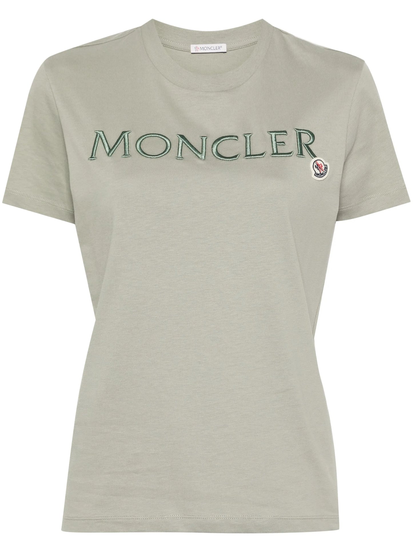 logo-embroidered cotton T-shirt