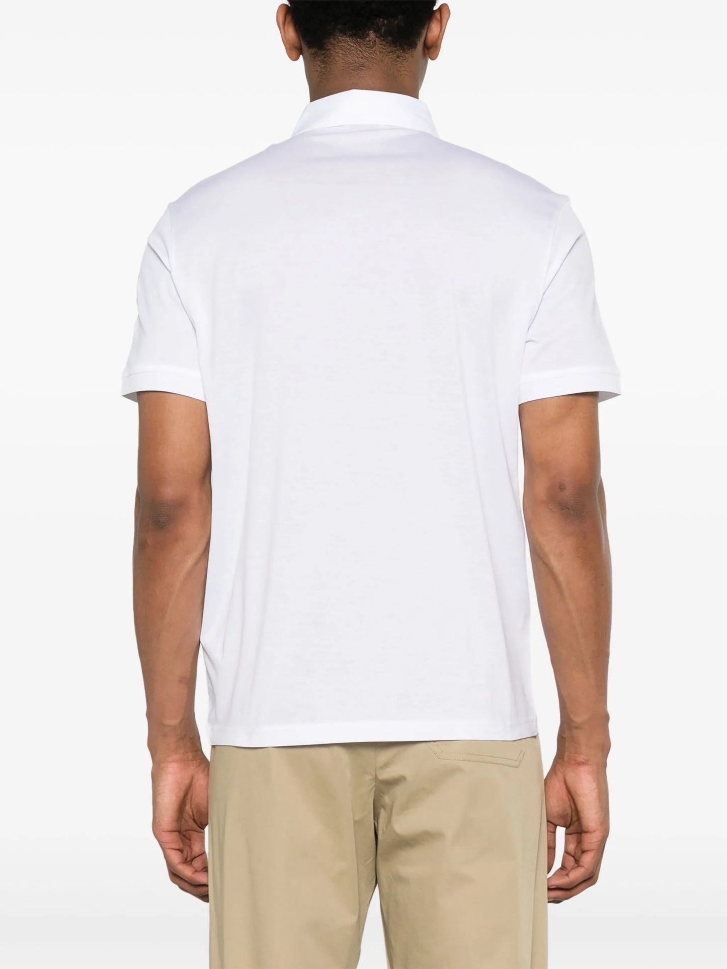 logo-appliqué cotton polo shirt