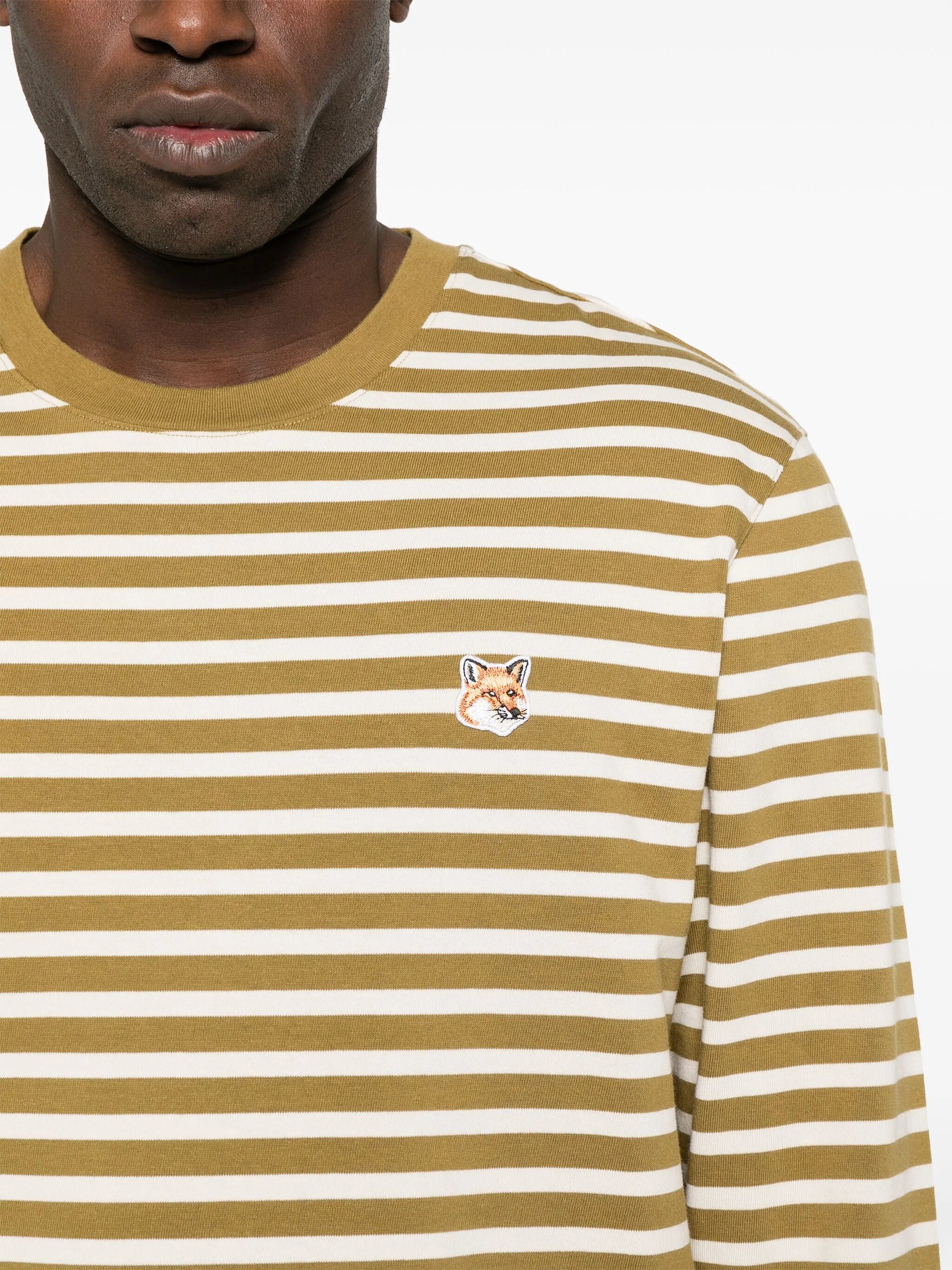 Fox Head striped cotton T-shirt