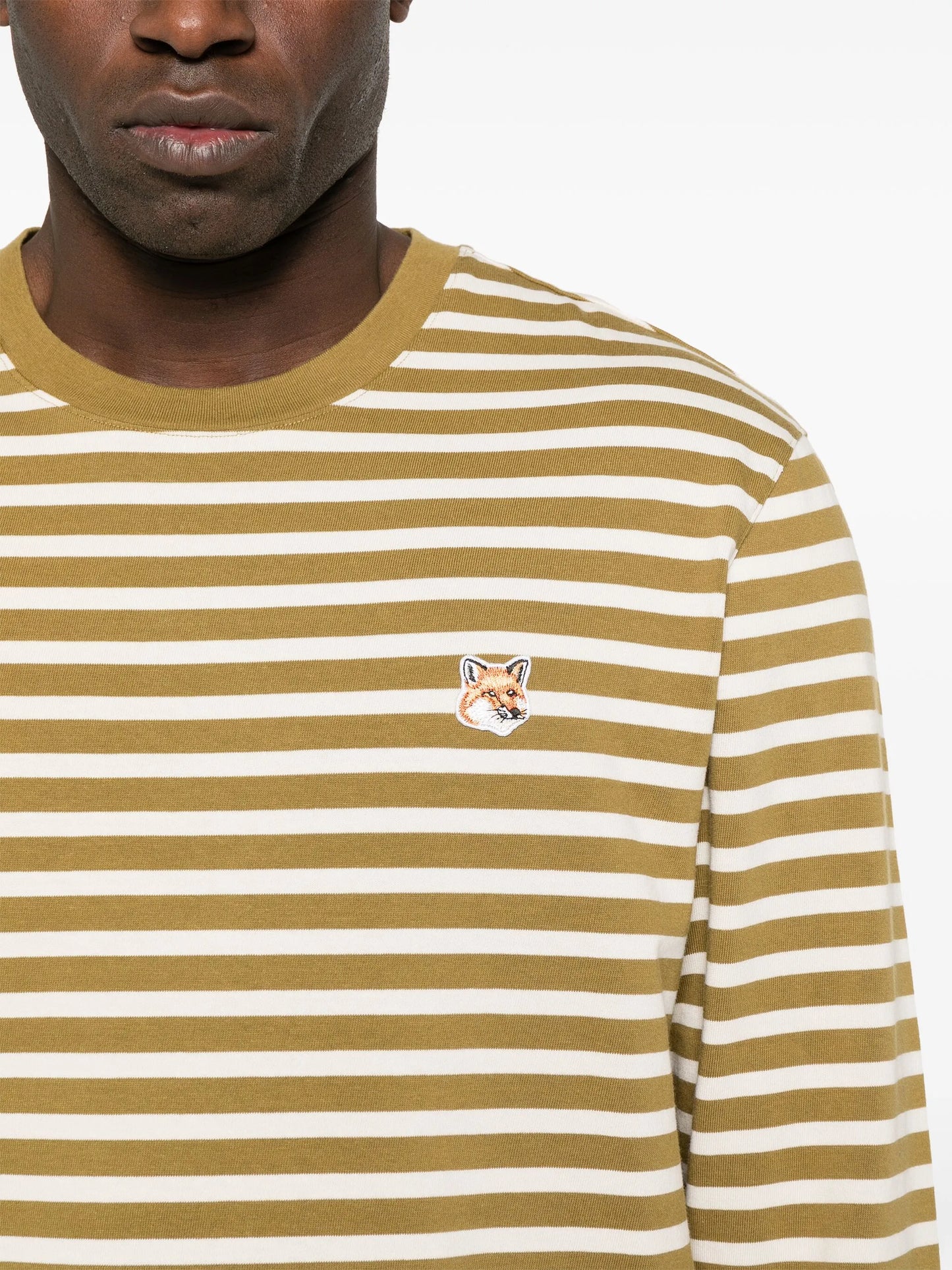 Fox Head striped cotton T-shirt