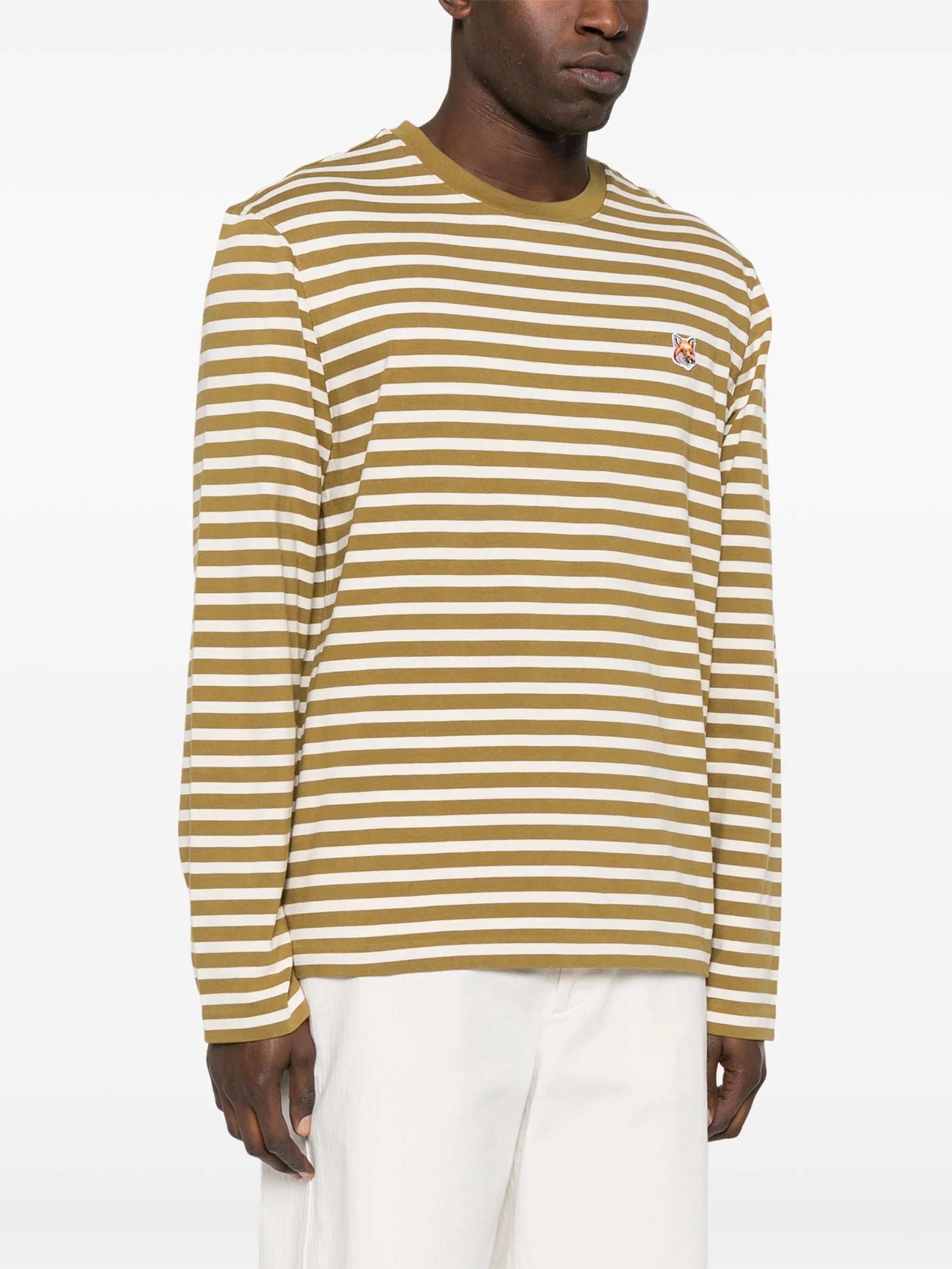 Fox Head striped cotton T-shirt