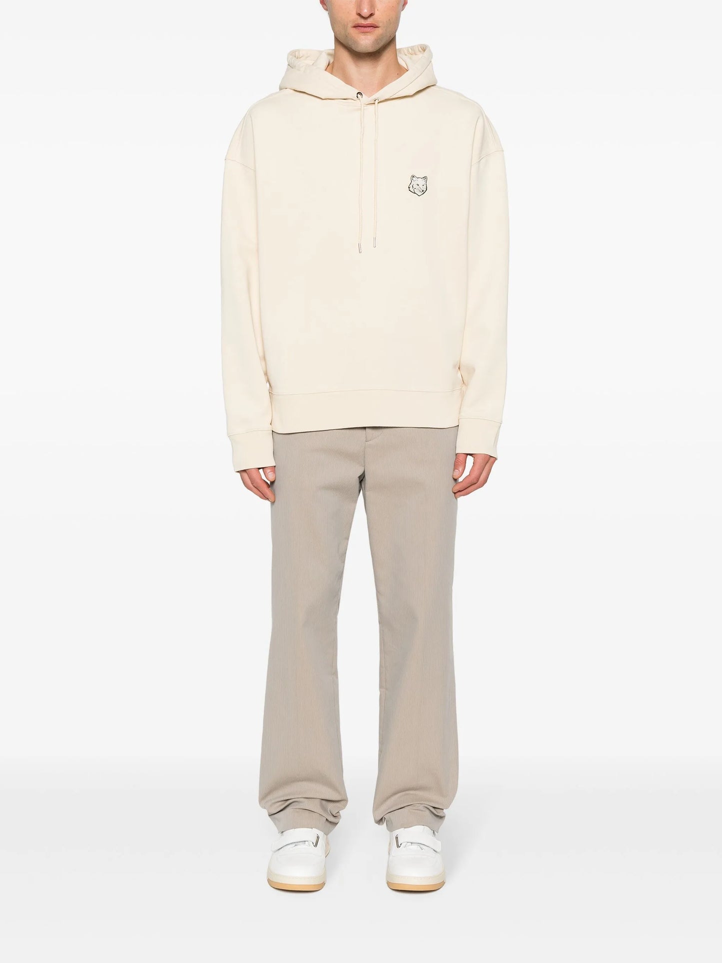Bold Fox Head cotton hoodie