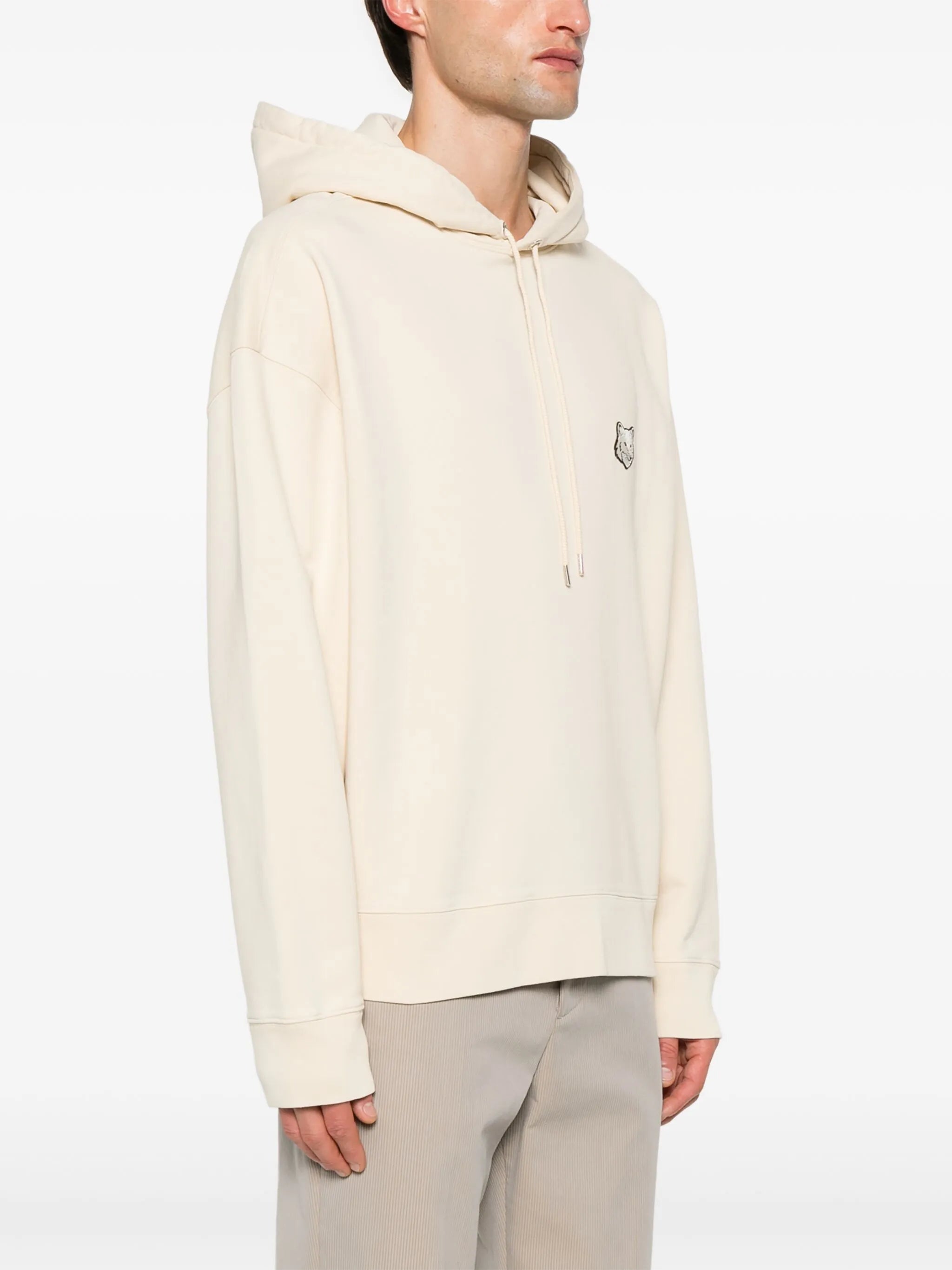 Bold Fox Head cotton hoodie