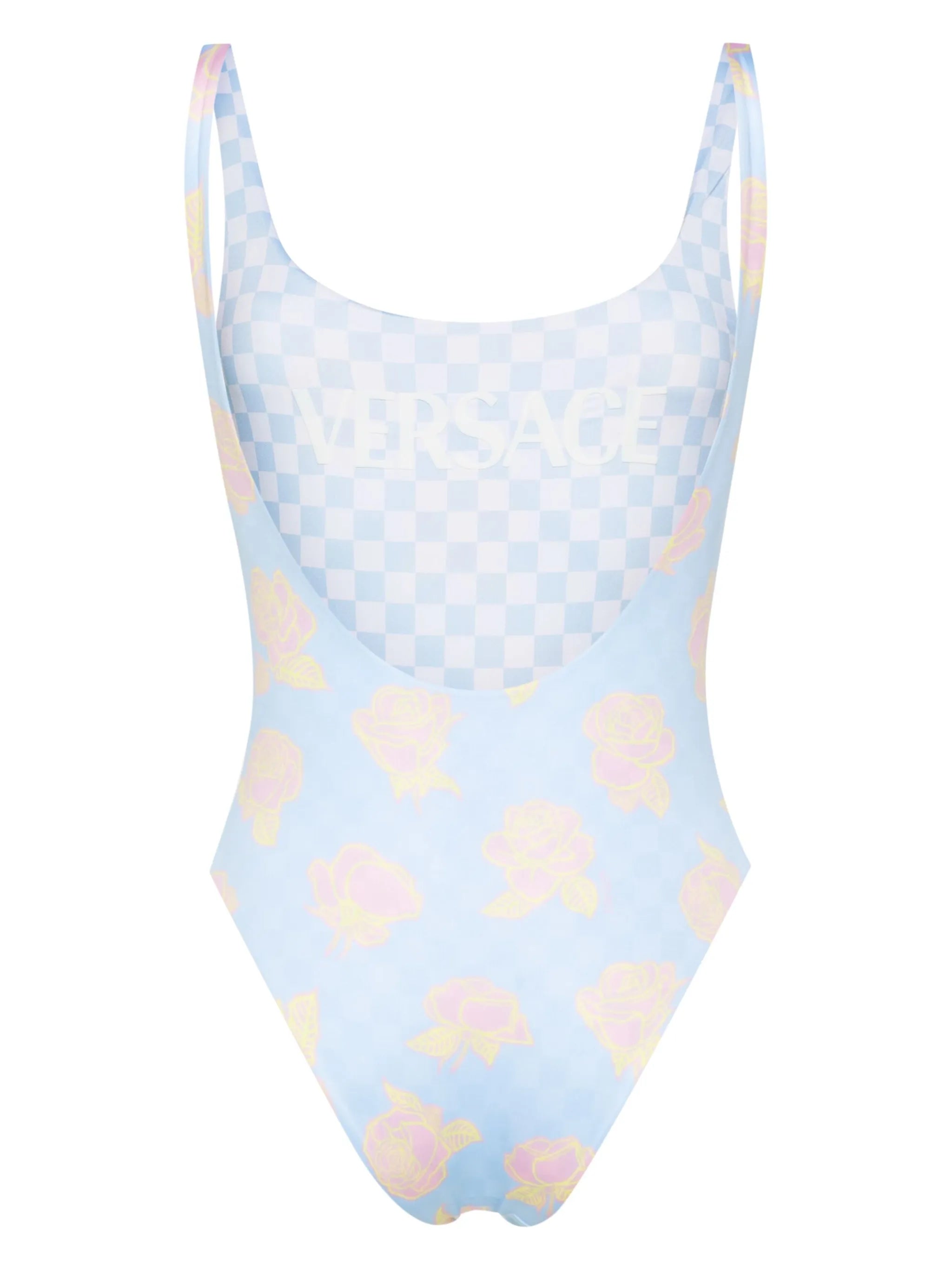 reversible scoop-back swimsuit