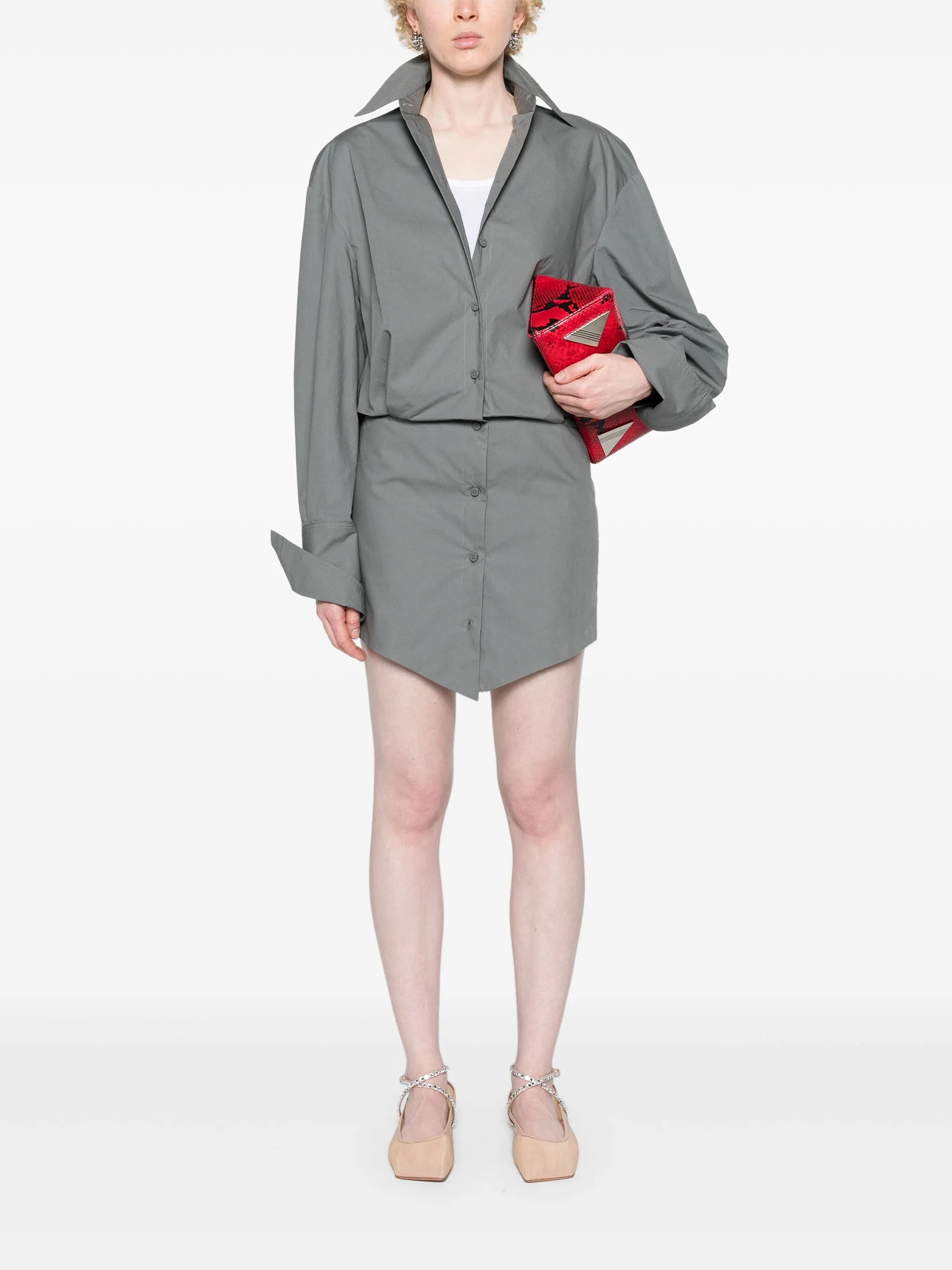 Silvye shirt minidress