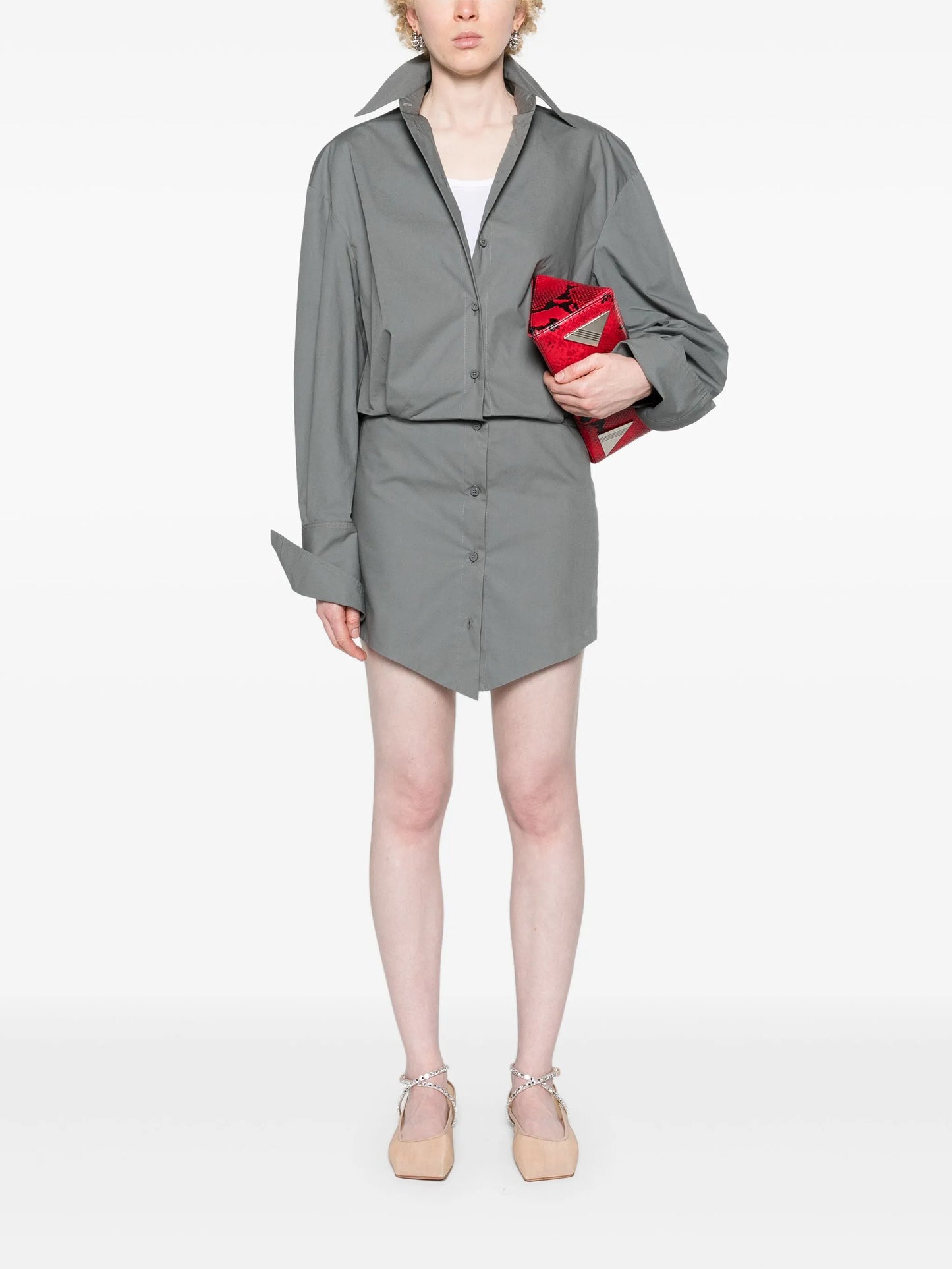 Silvye shirt minidress
