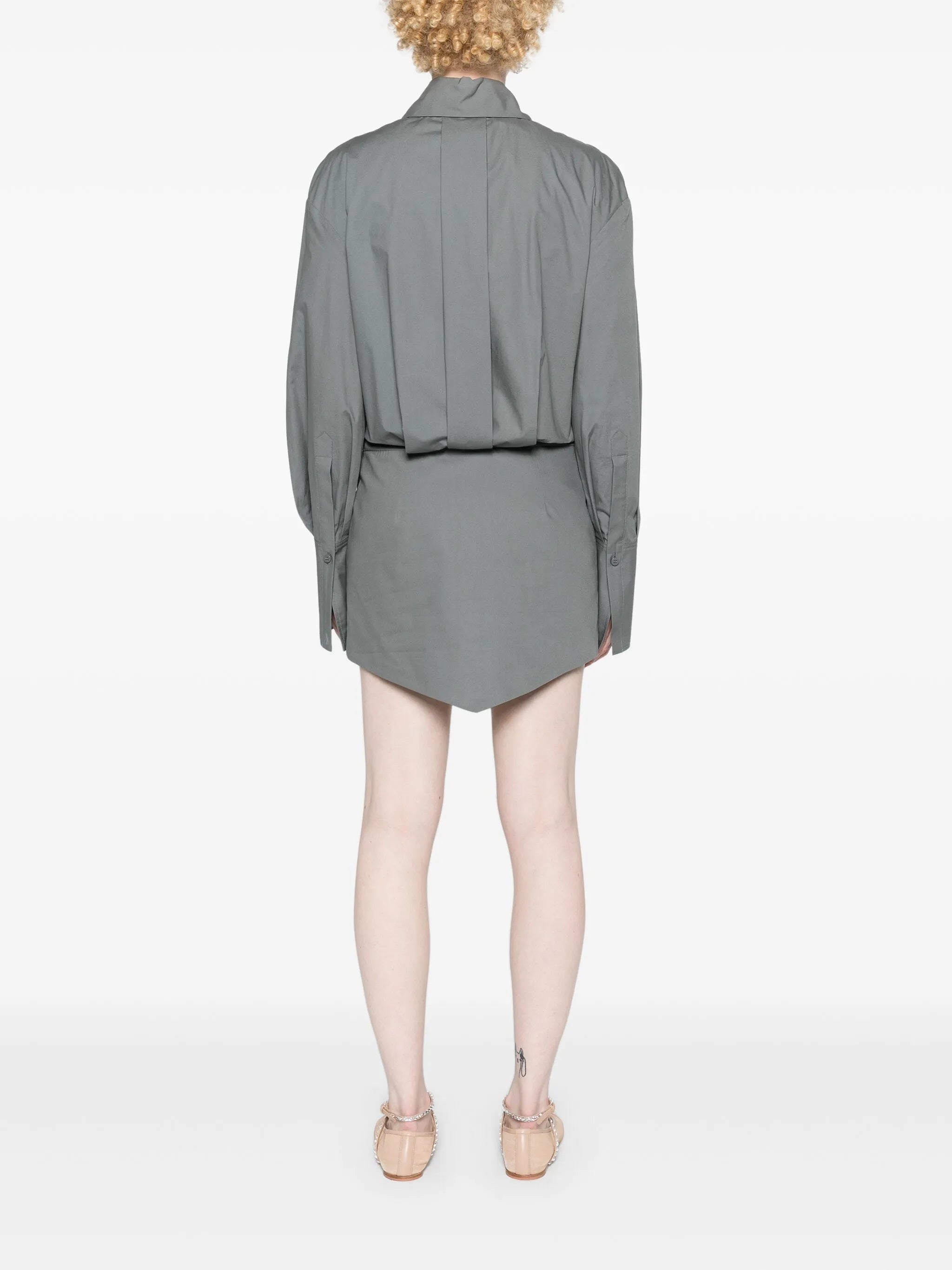 Silvye shirt minidress