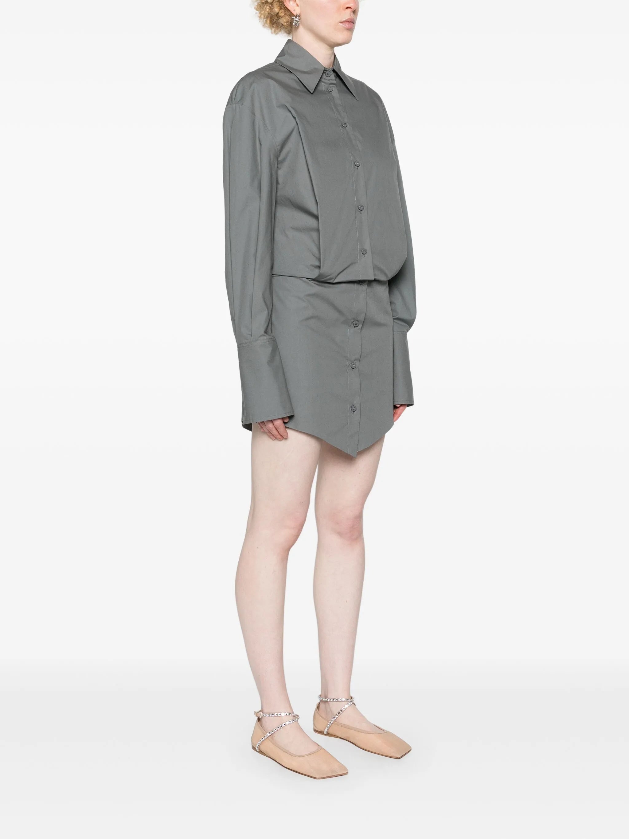 Silvye shirt minidress