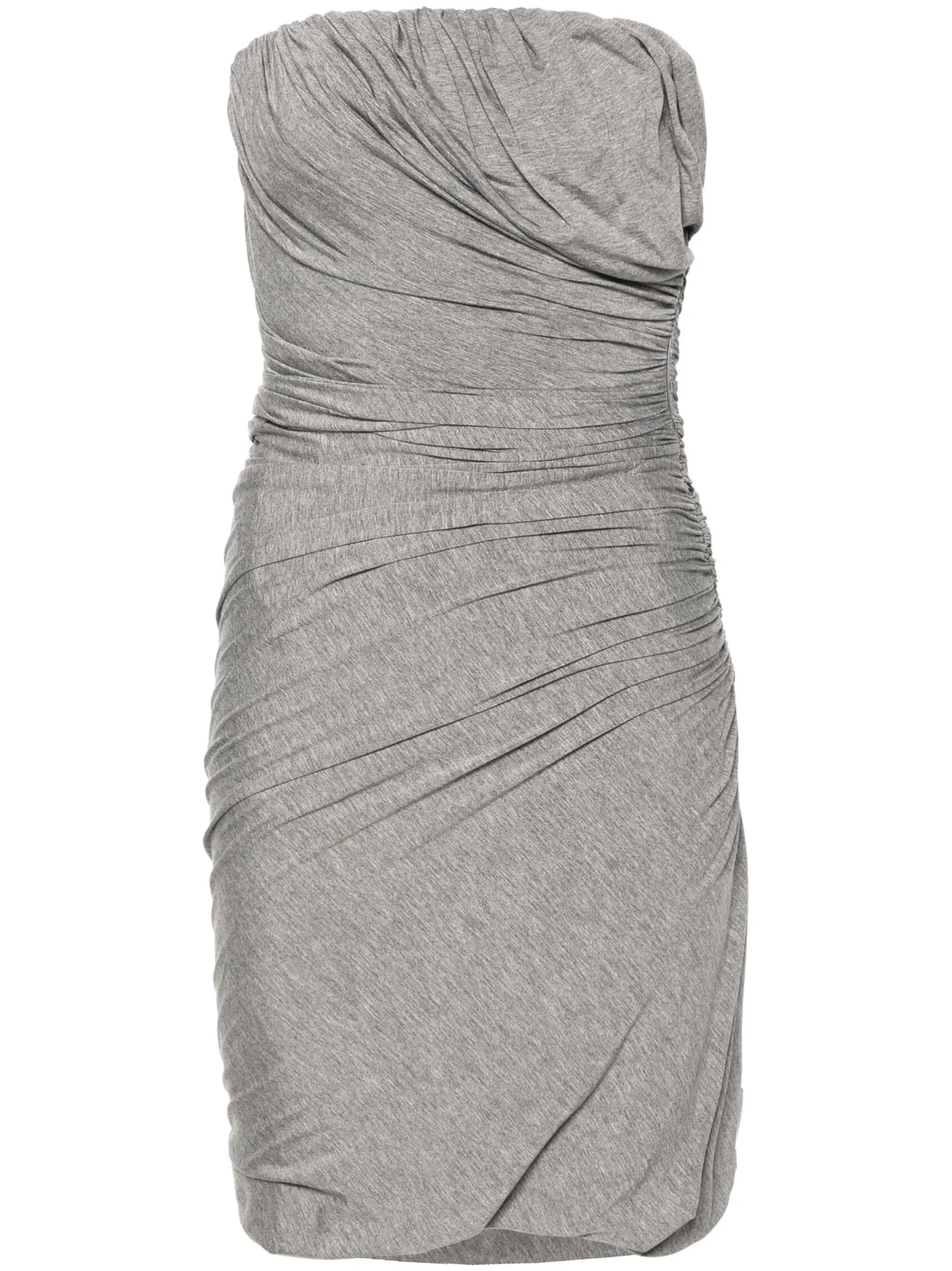 ruched jersey minidress
