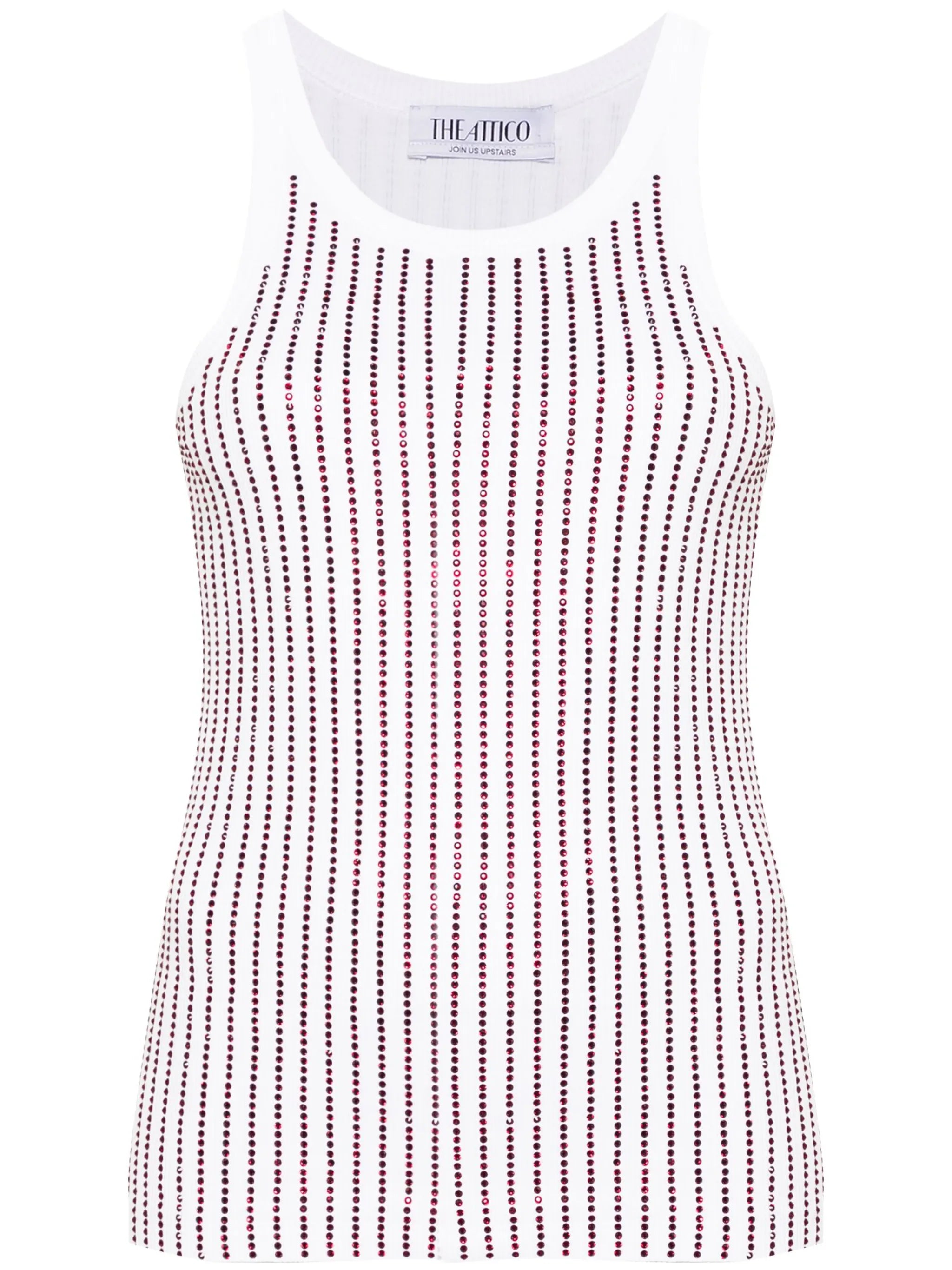 crystal-embellished tank top