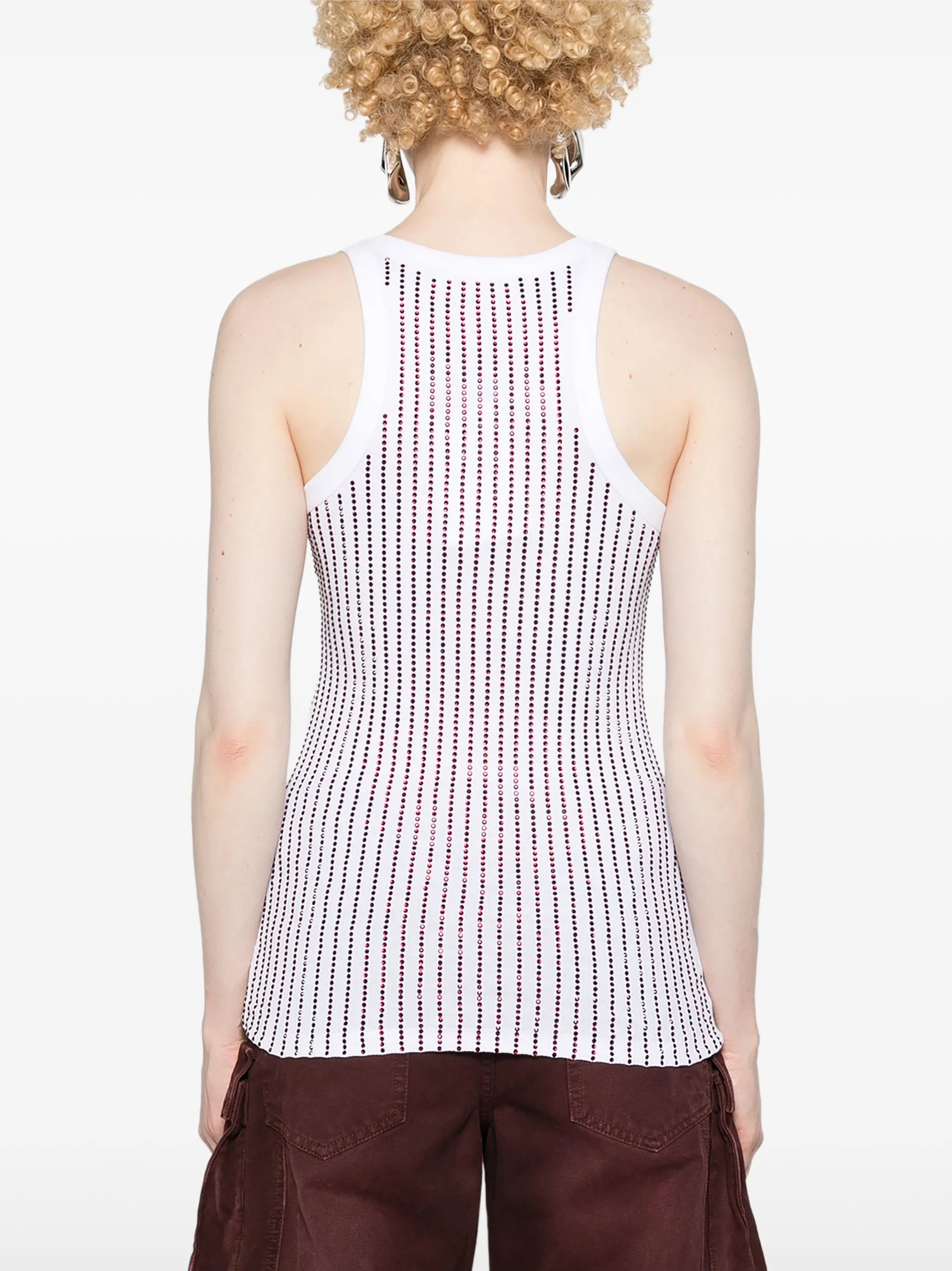 crystal-embellished tank top