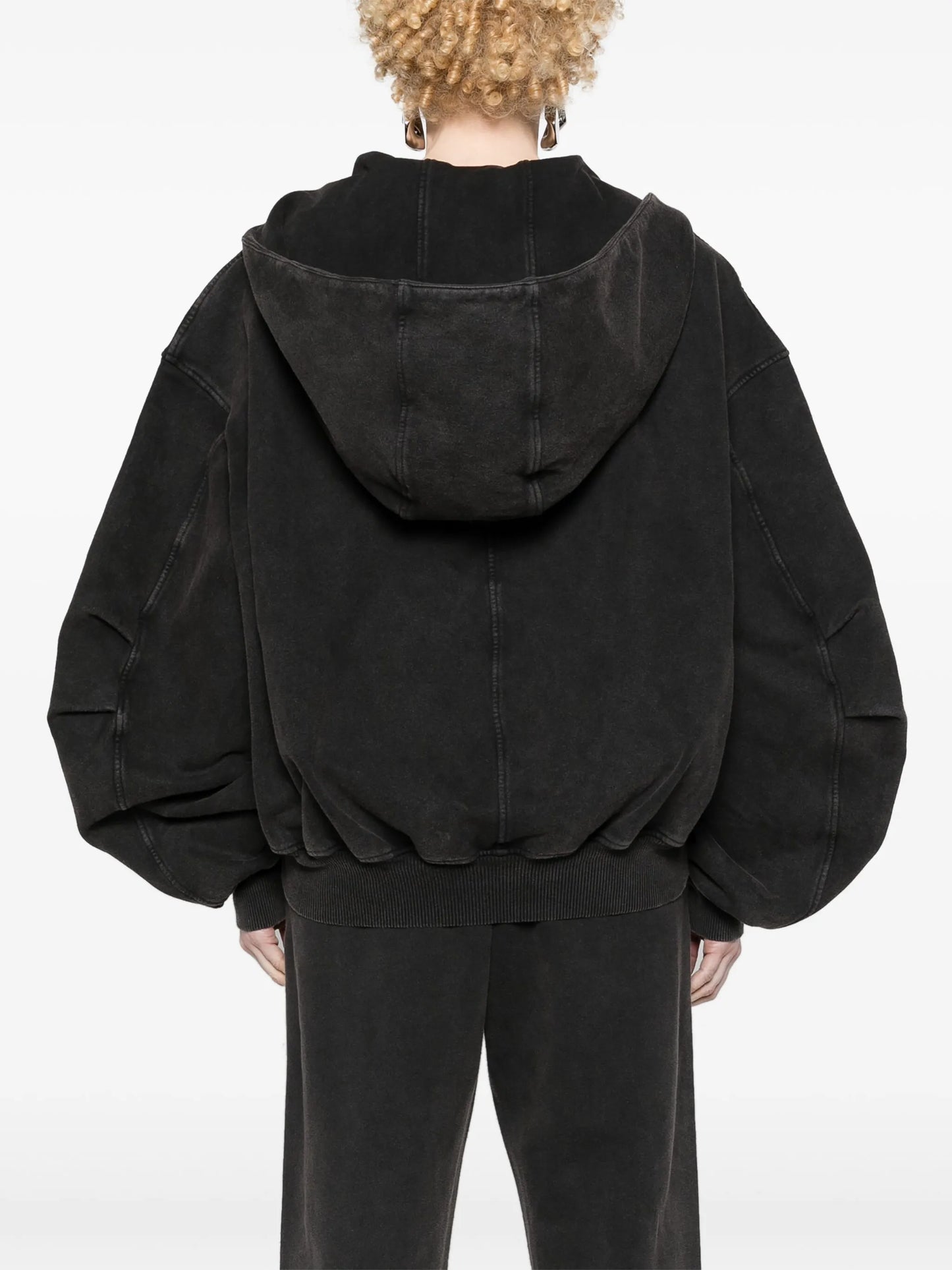 wide-sleeves cotton hoodie