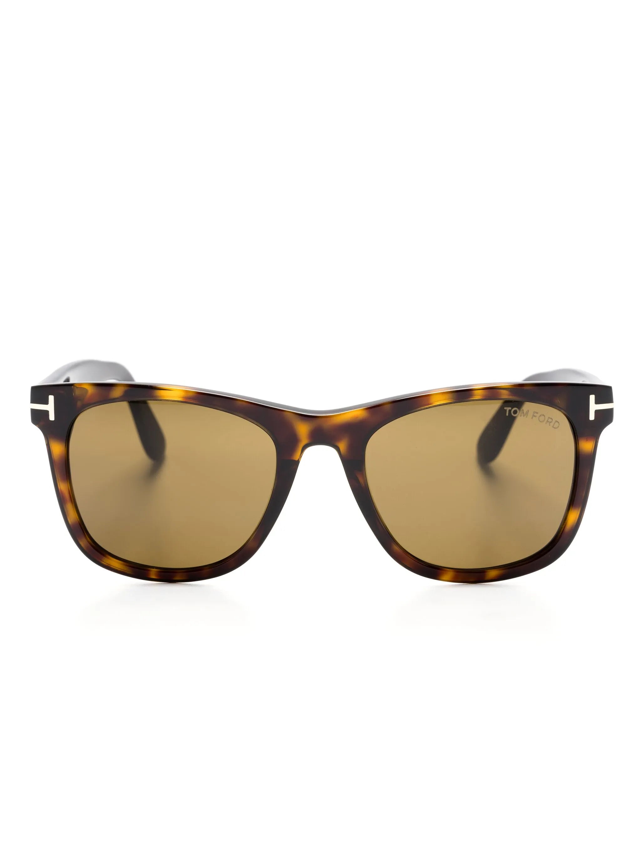 tortoiseshell square-frame sunglasses