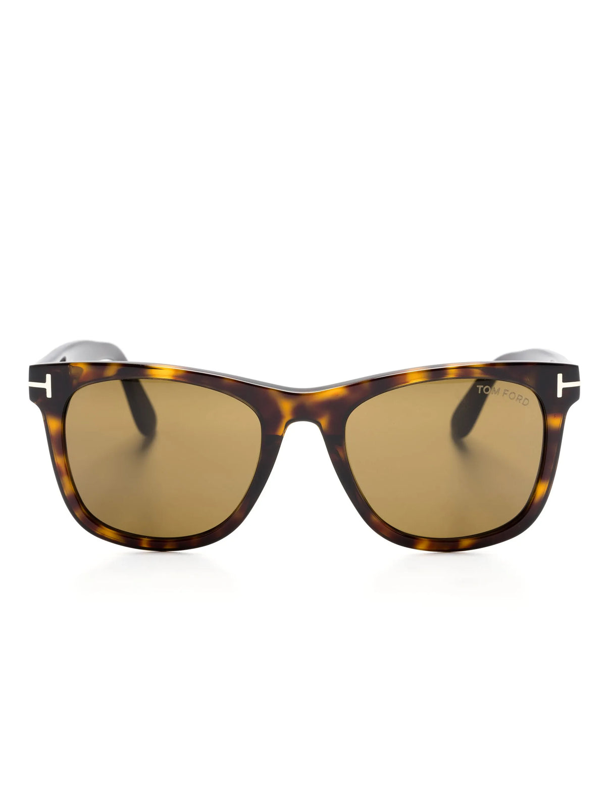 tortoiseshell square-frame sunglasses