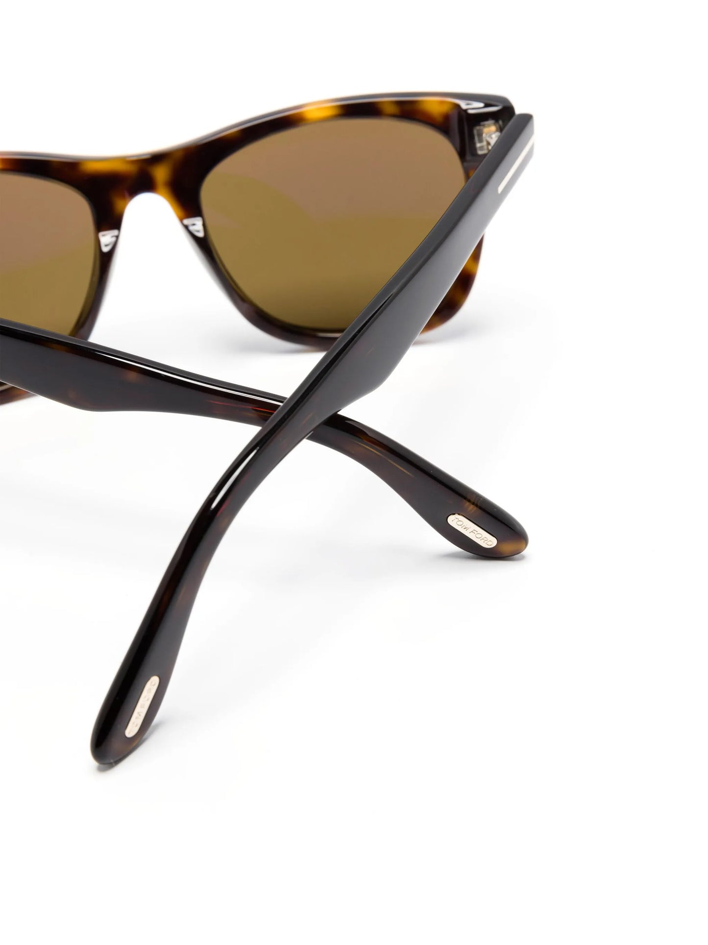 tortoiseshell square-frame sunglasses