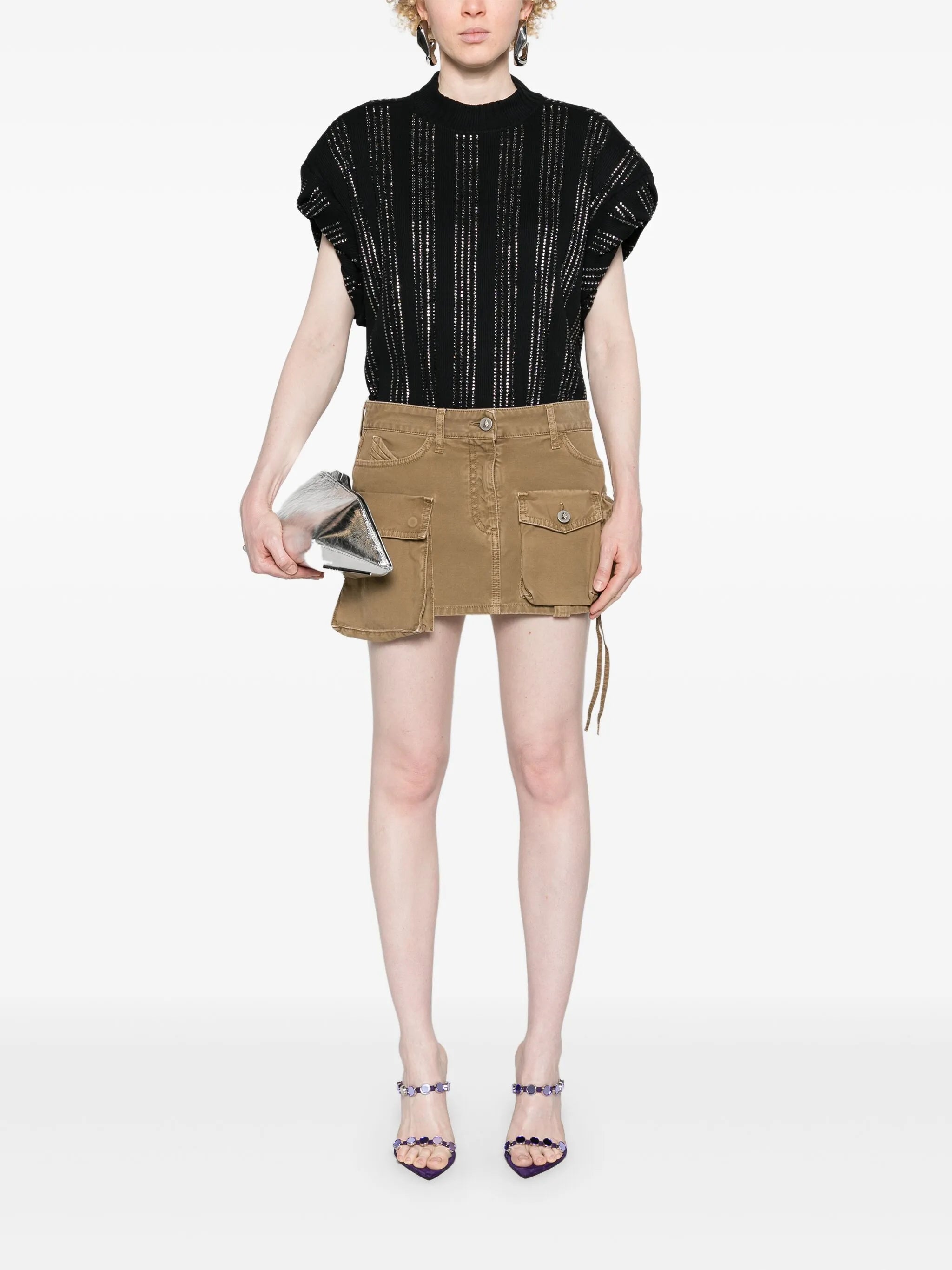 Laurie crystal-embellished T-shirt