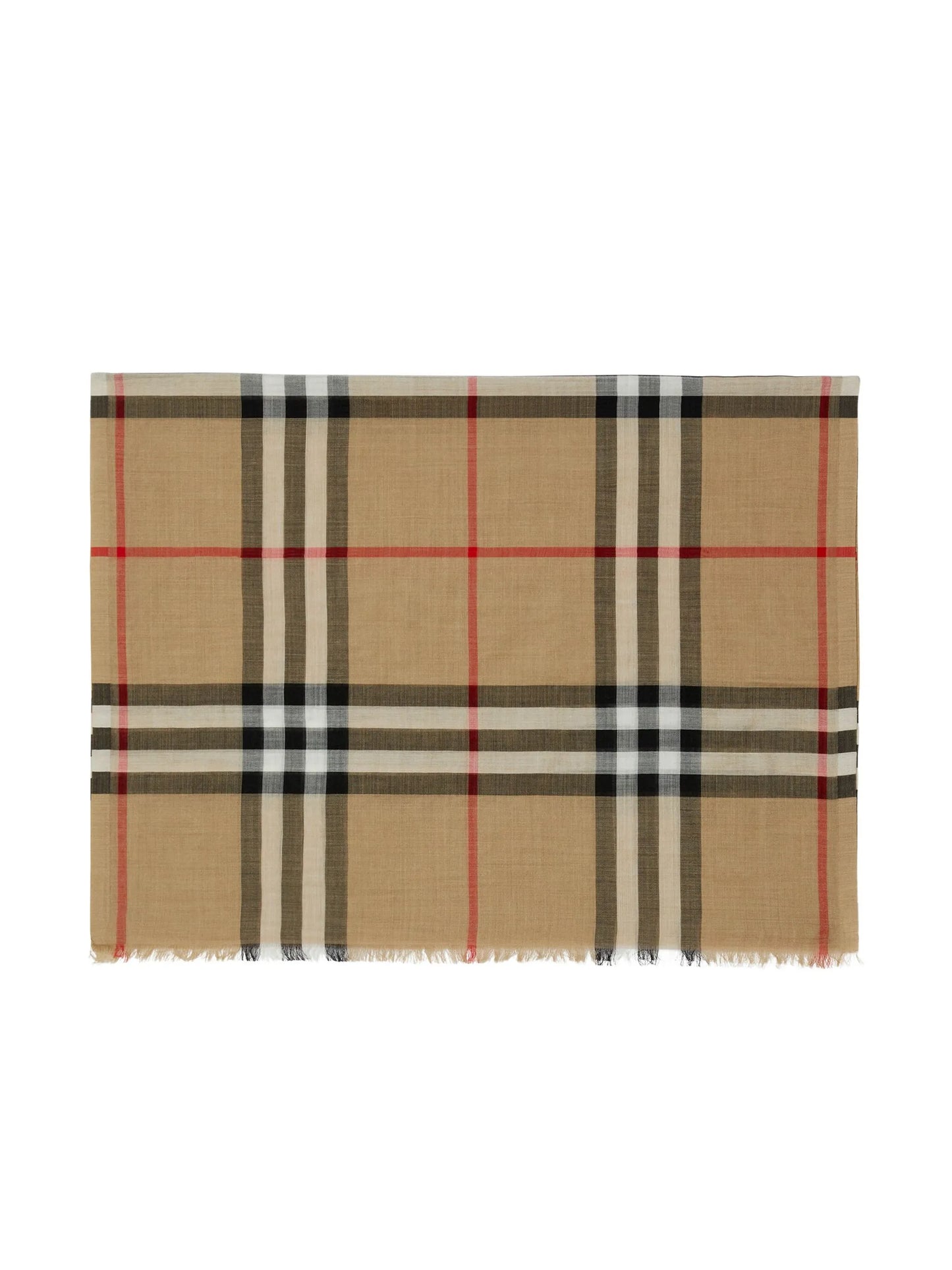 check-print scarf