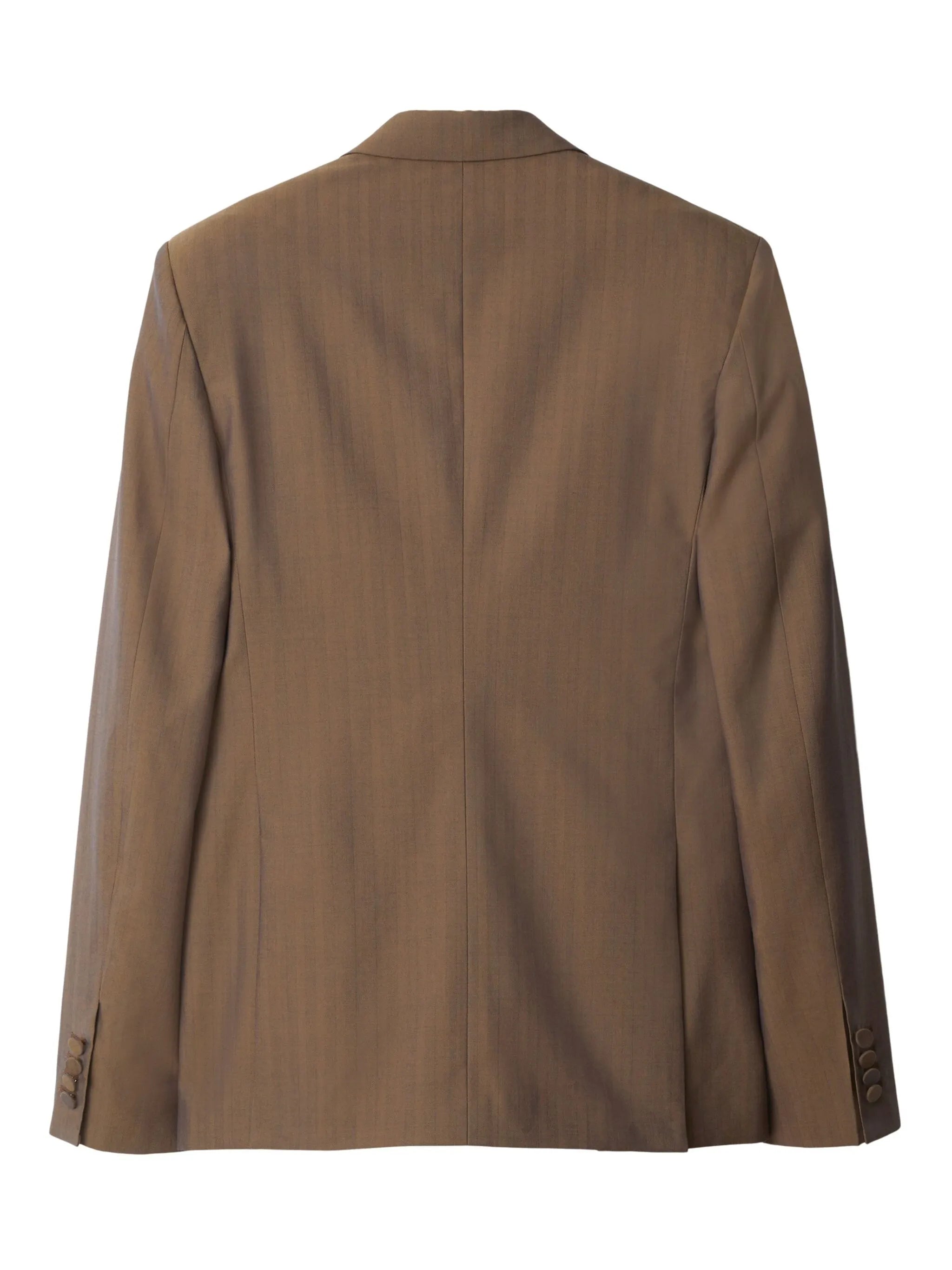 double-breasted wool blazer