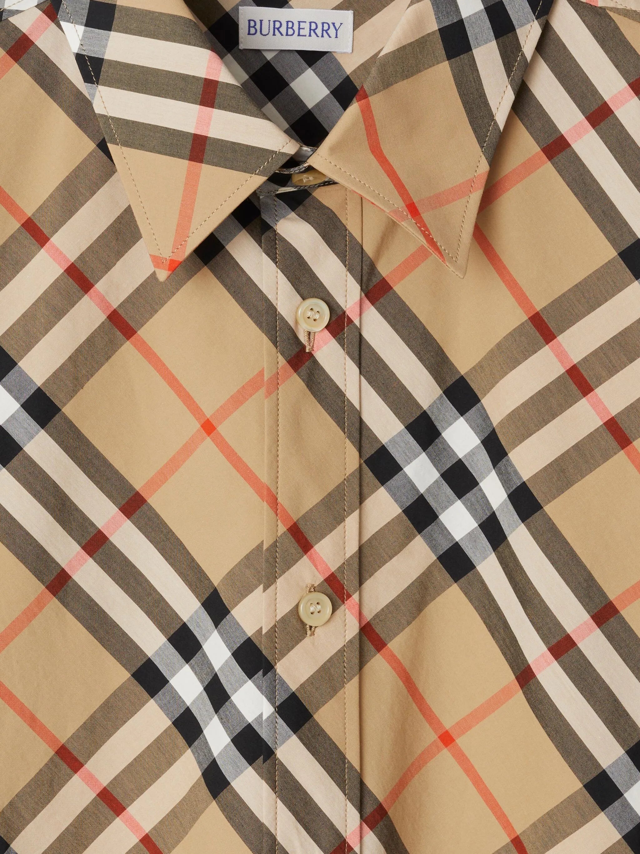 checked cotton shirt