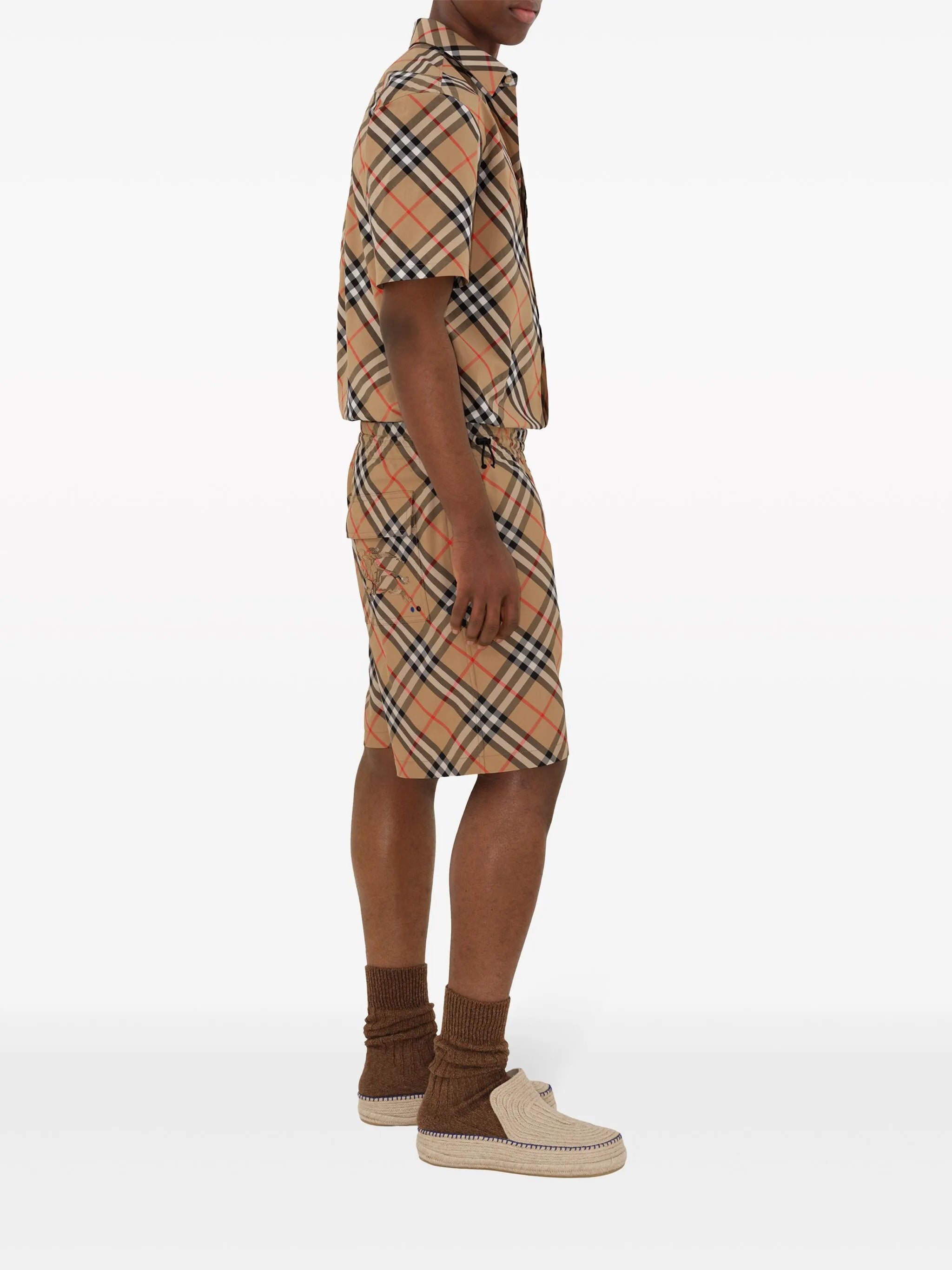 checked cotton shirt
