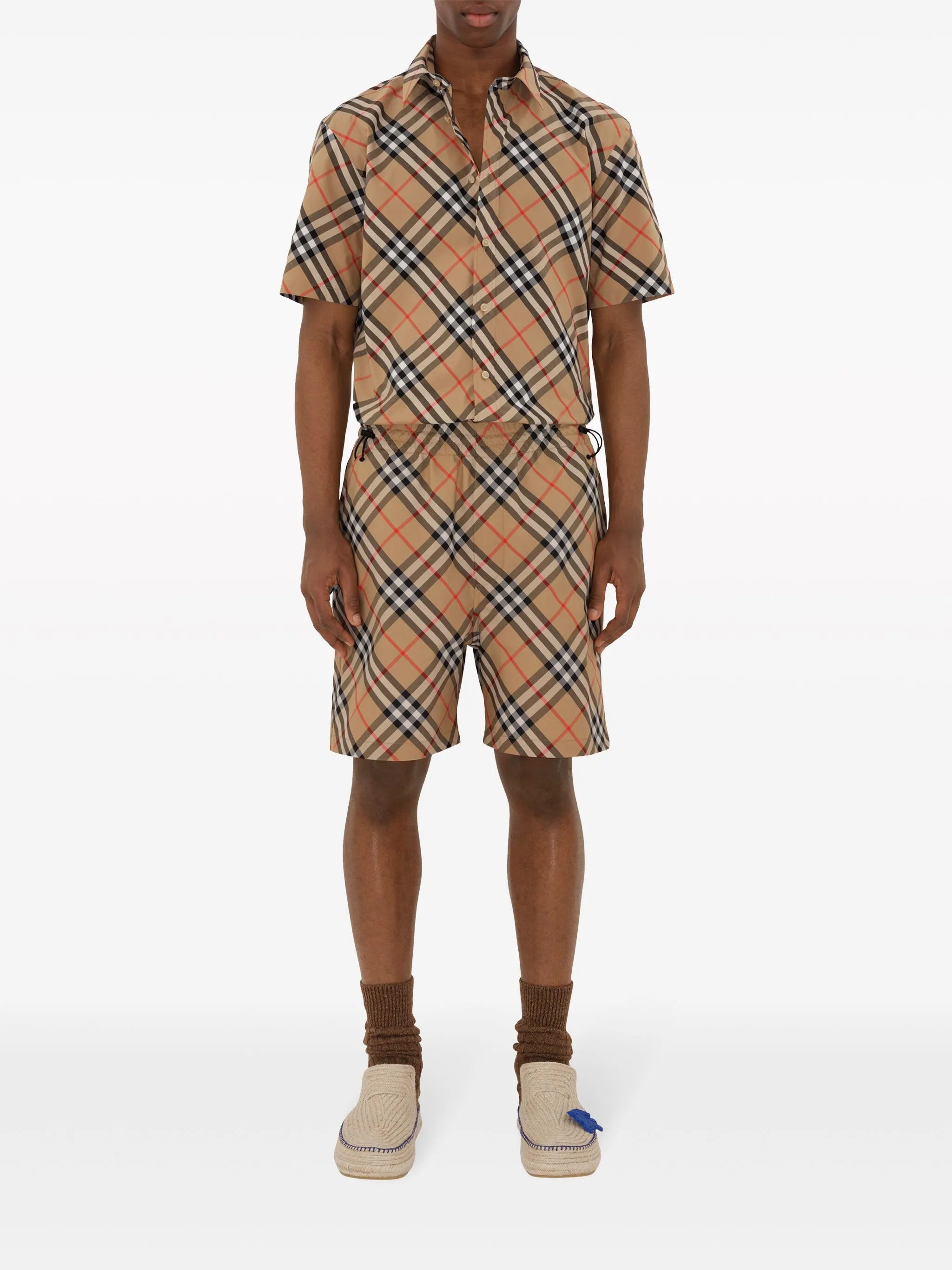 checked cotton shirt