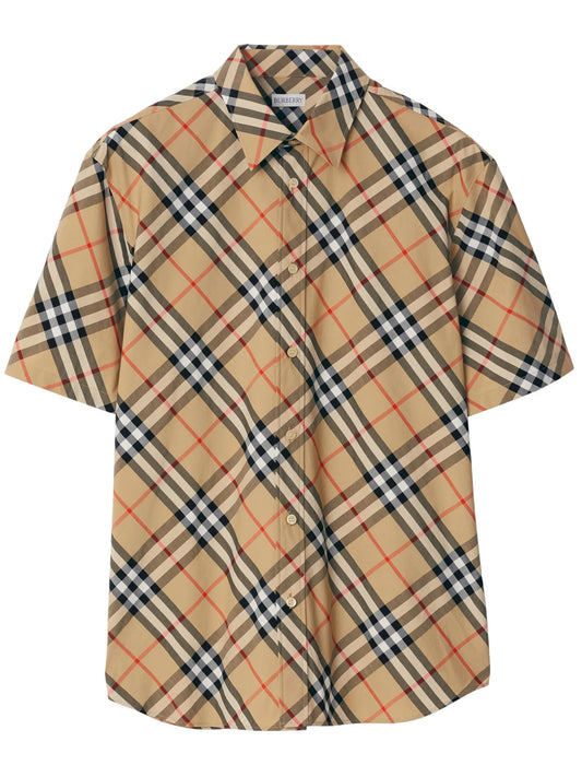checked cotton shirt