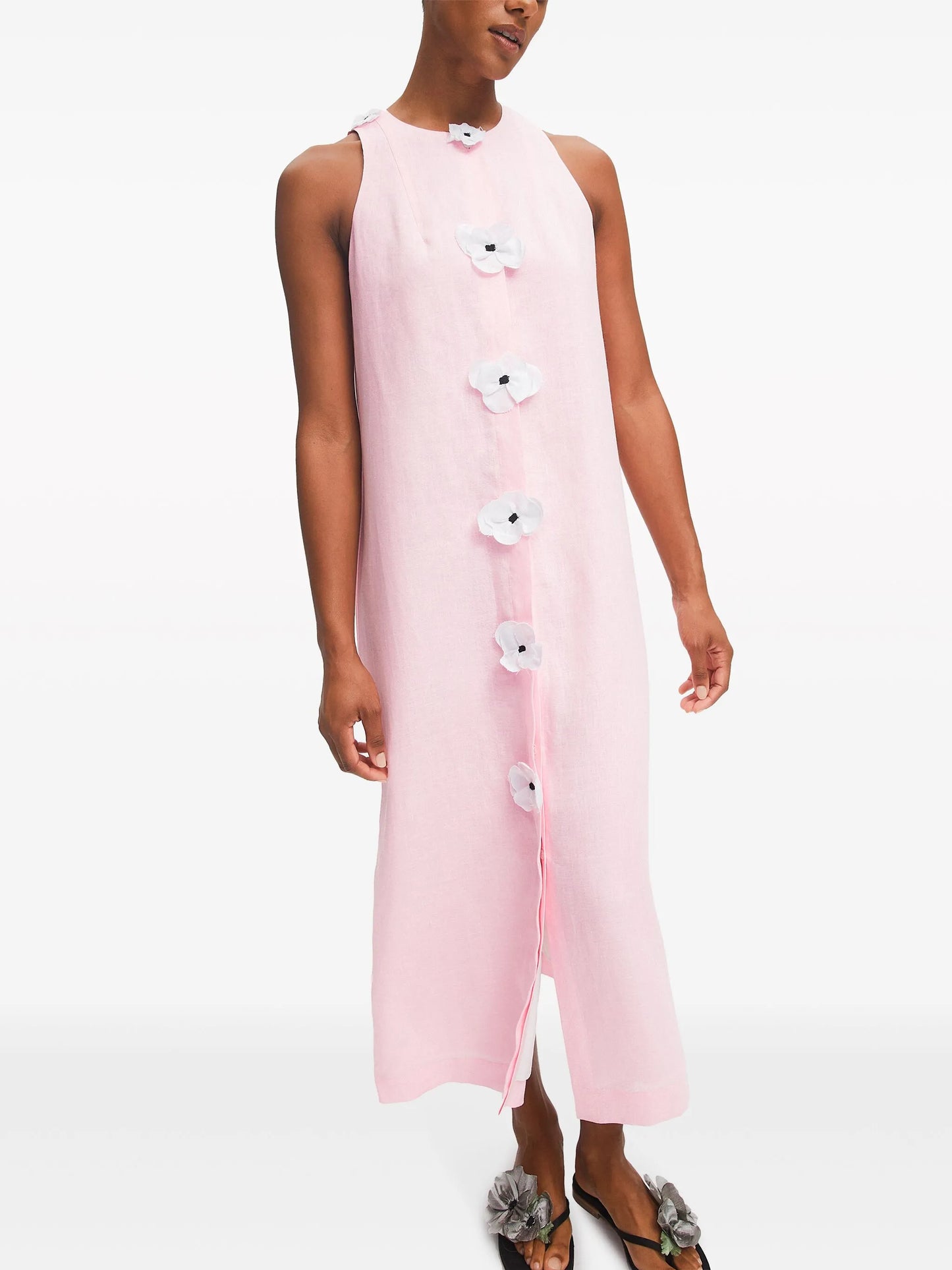 The Bloom linen dress