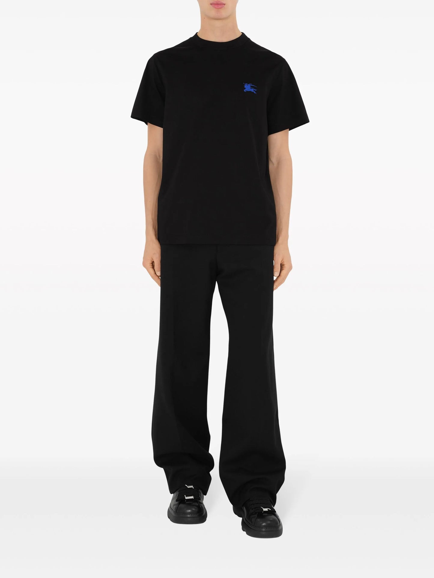 embroidered cotton T-shirt
