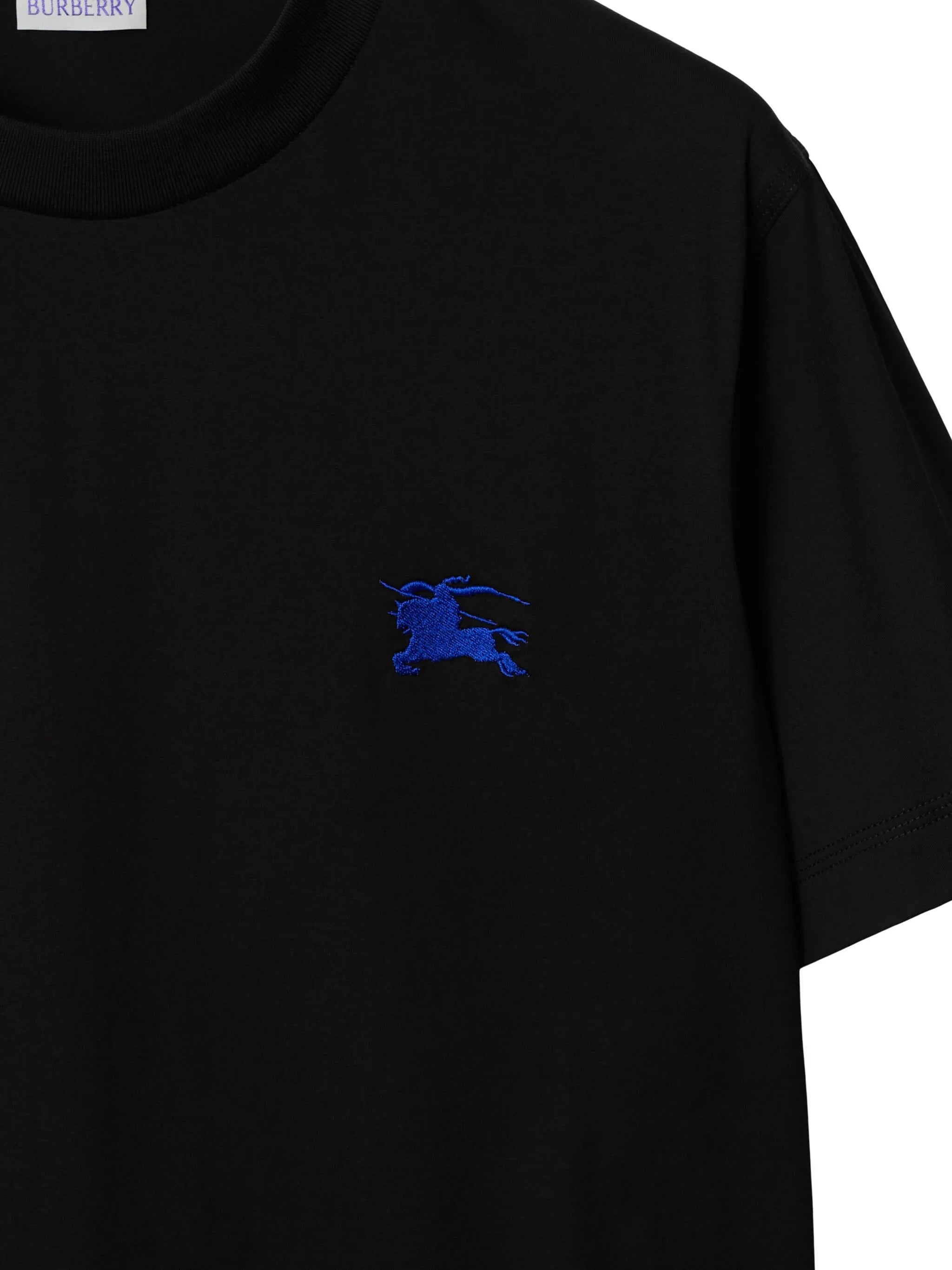 embroidered cotton T-shirt