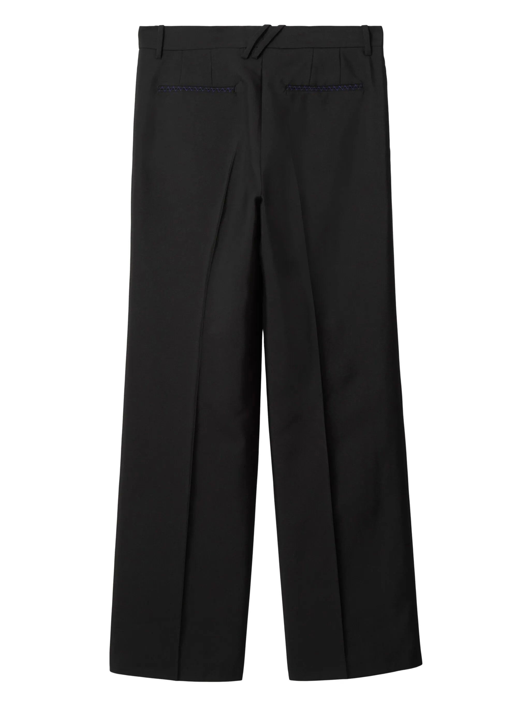 wool-blend tailored trousers