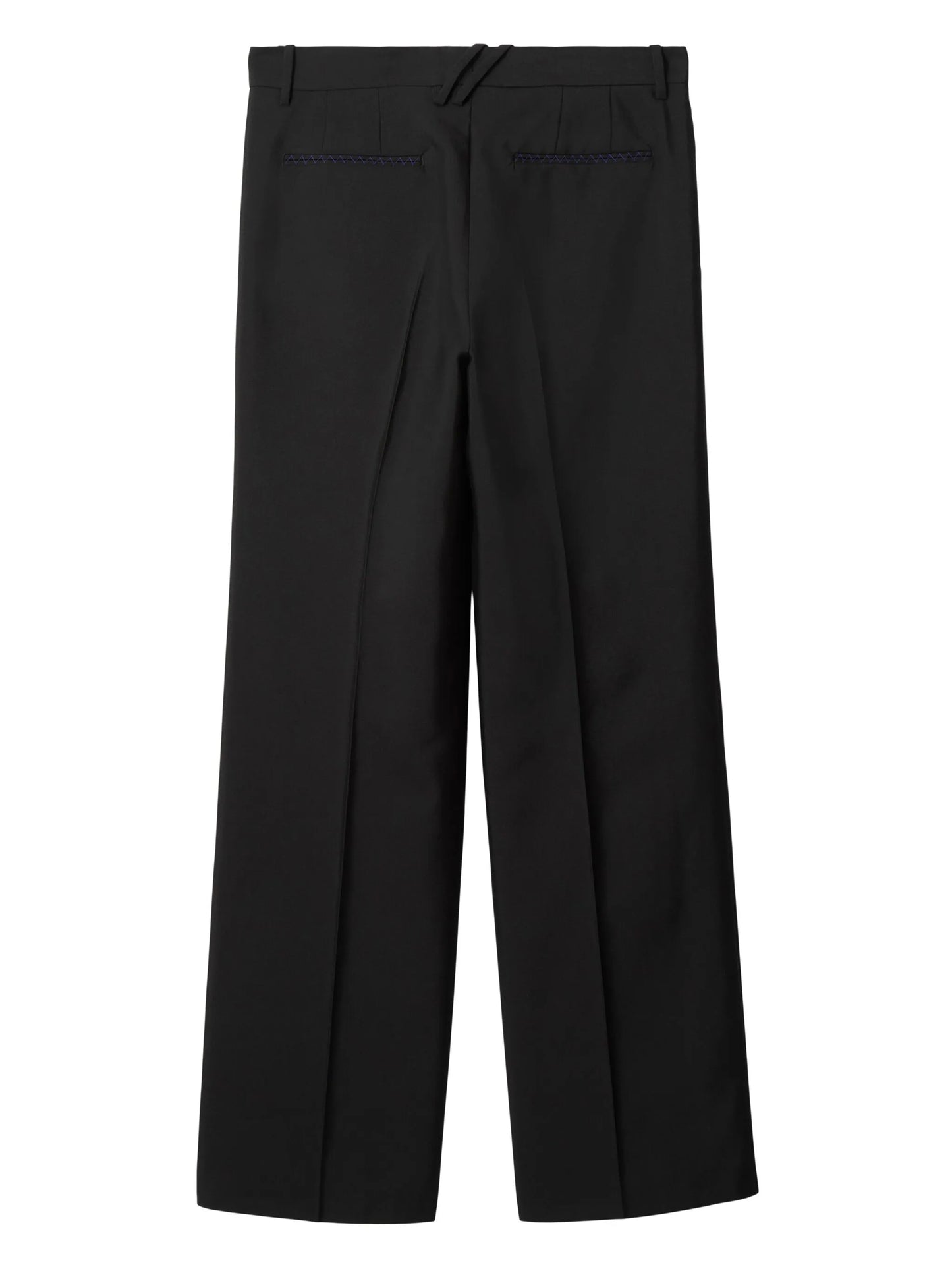wool-blend tailored trousers