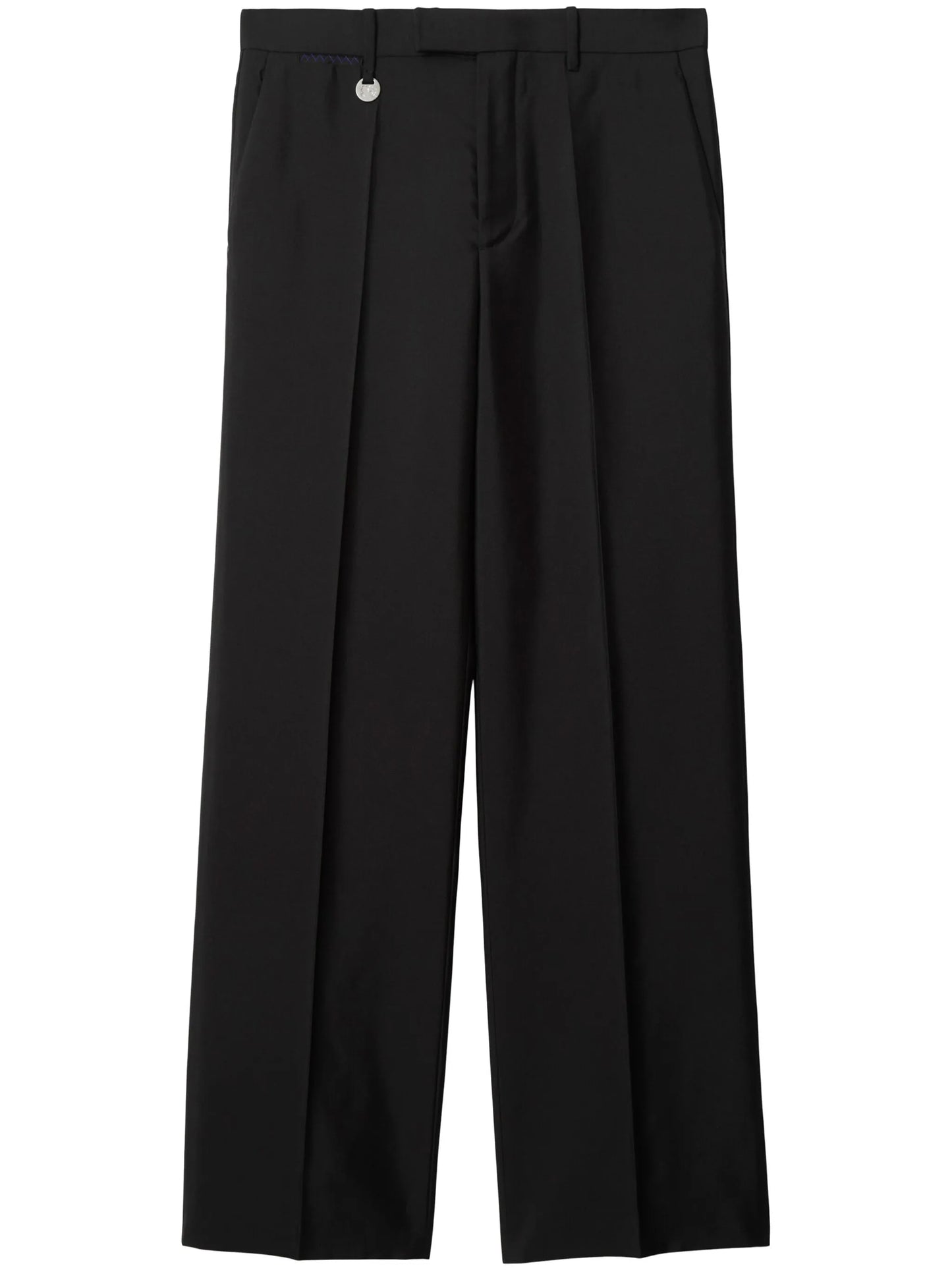 wool-blend tailored trousers