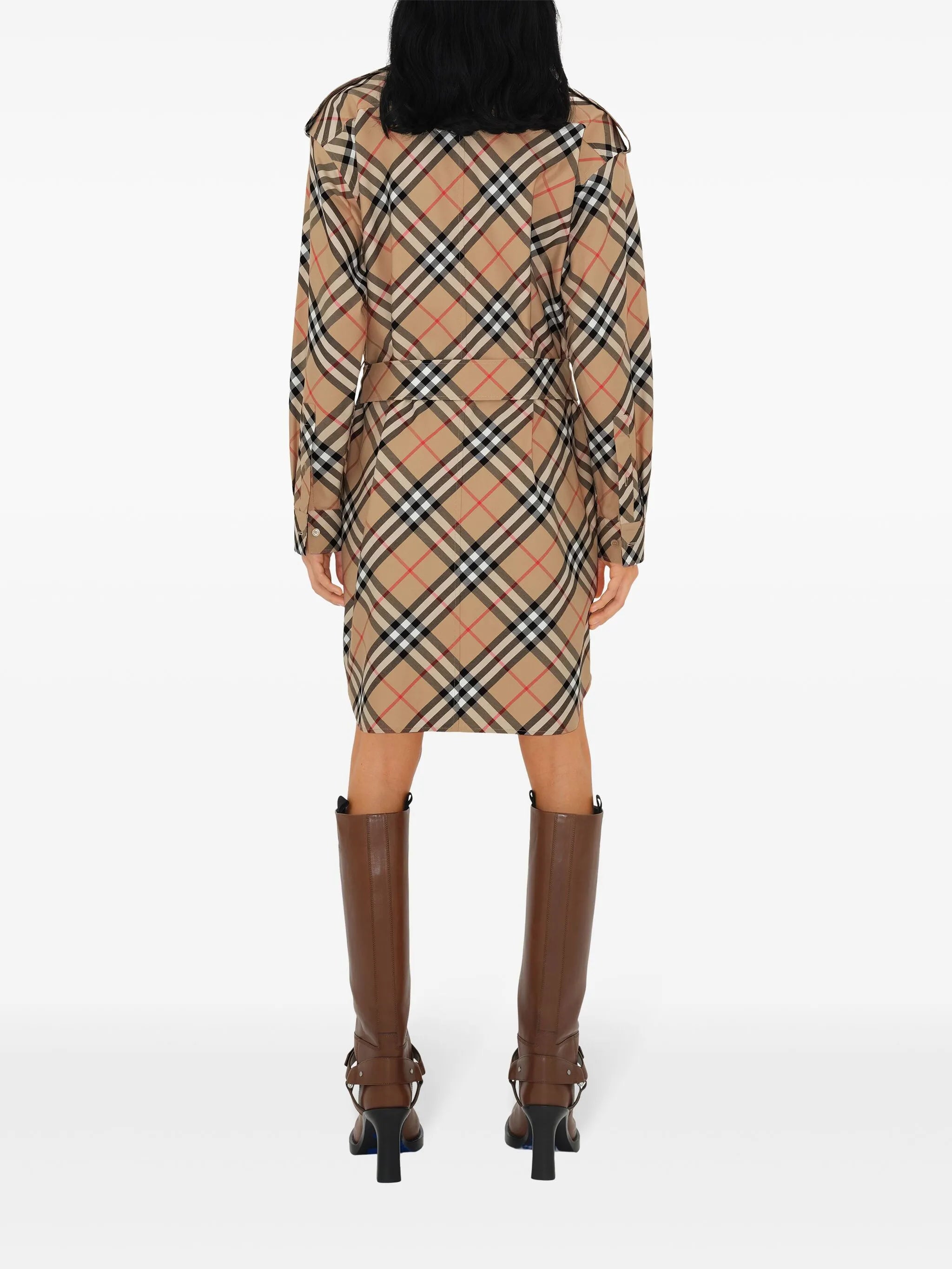 Vintage Check cotton shirtdress