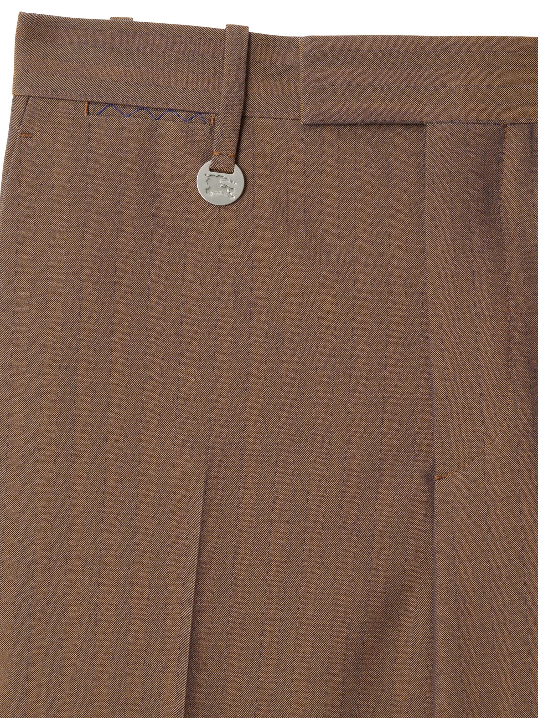 striped straight-leg trousers