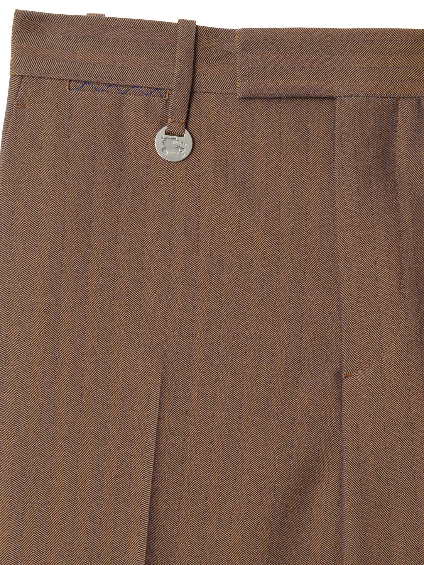 striped straight-leg trousers