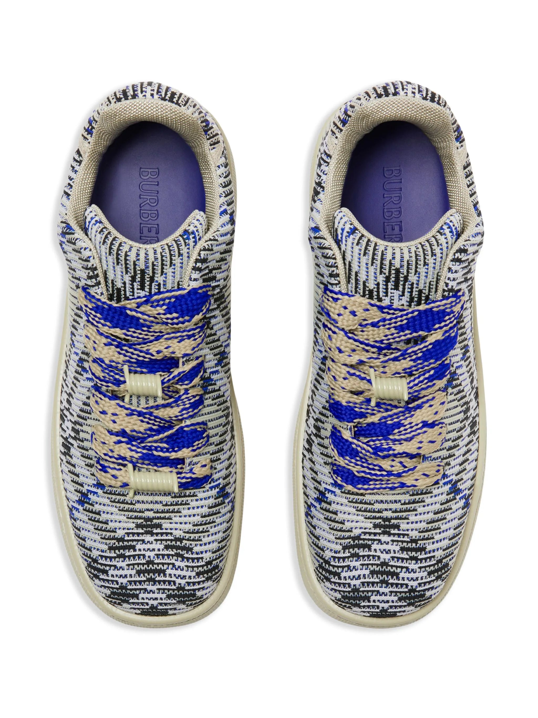 Box checked sneakers
