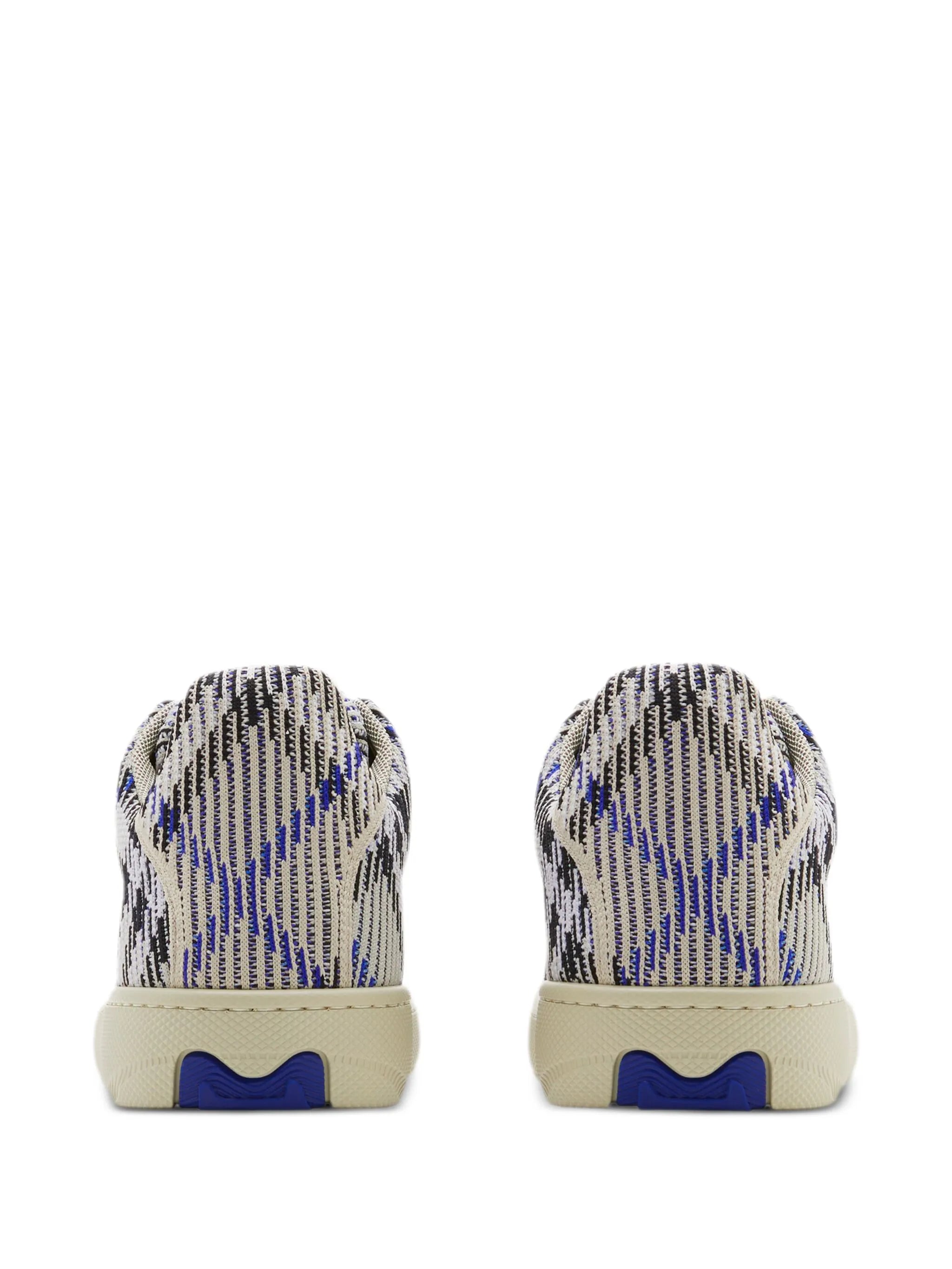 Box checked sneakers
