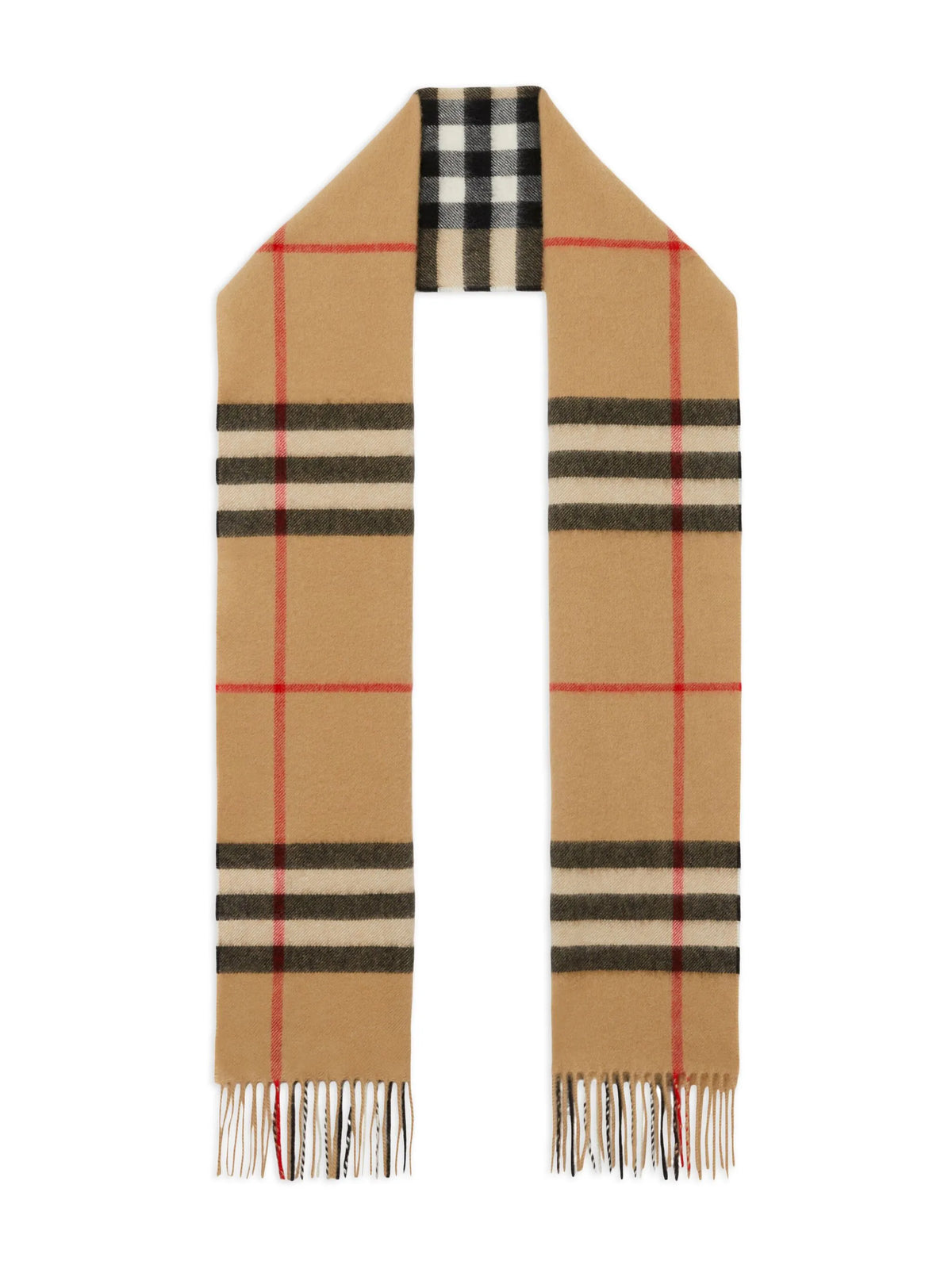 The Classic Check cashmere scarf