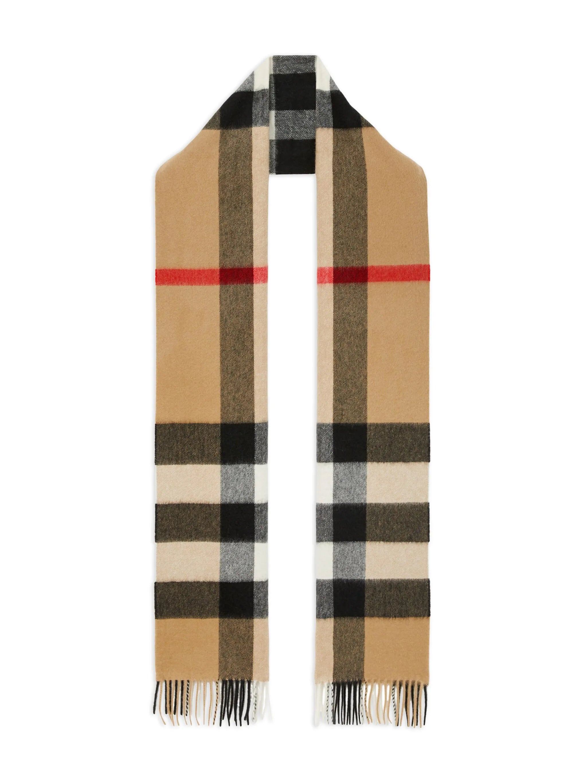 Vintage Check cashmere scarf