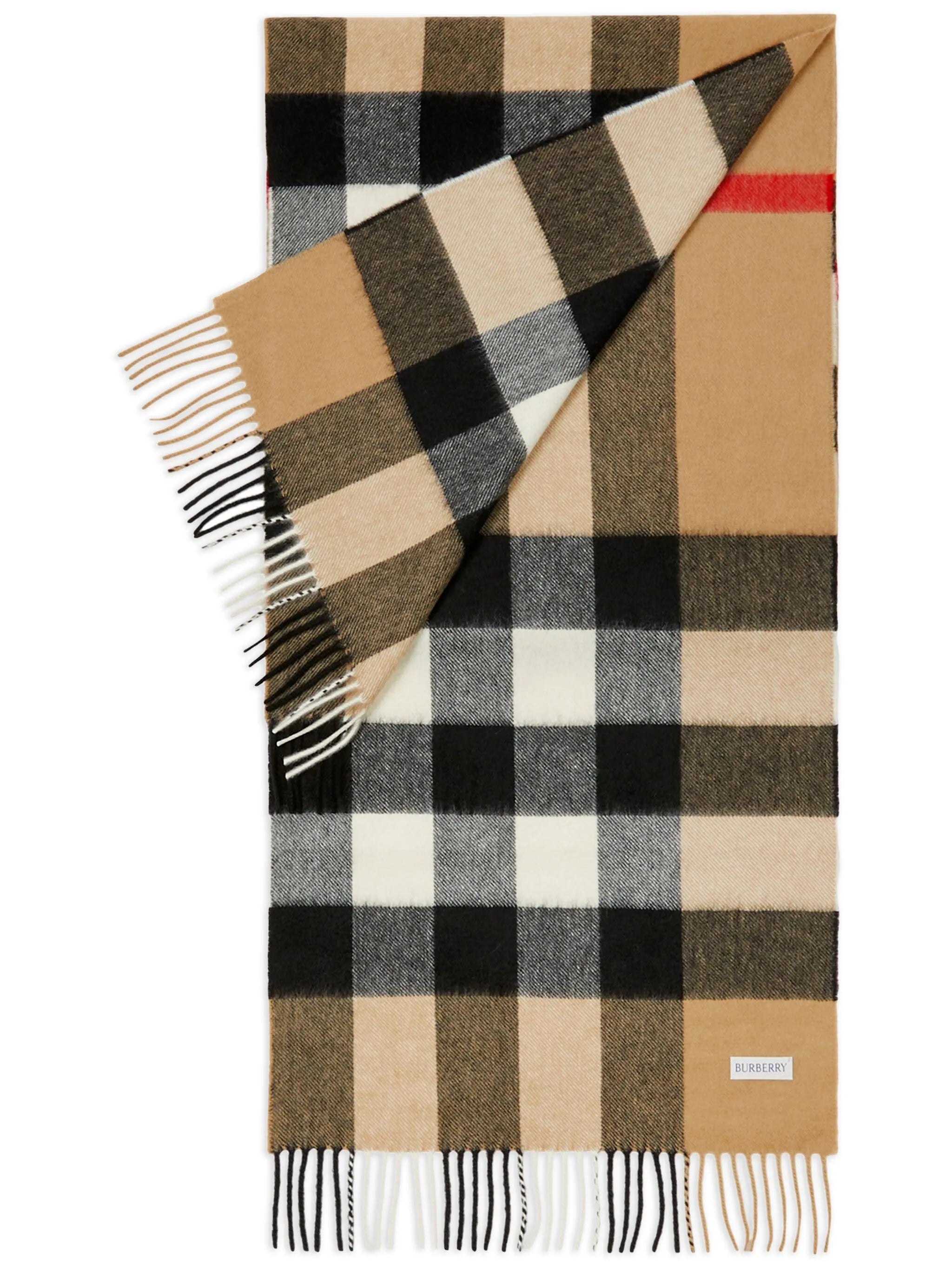 Vintage Check cashmere scarf