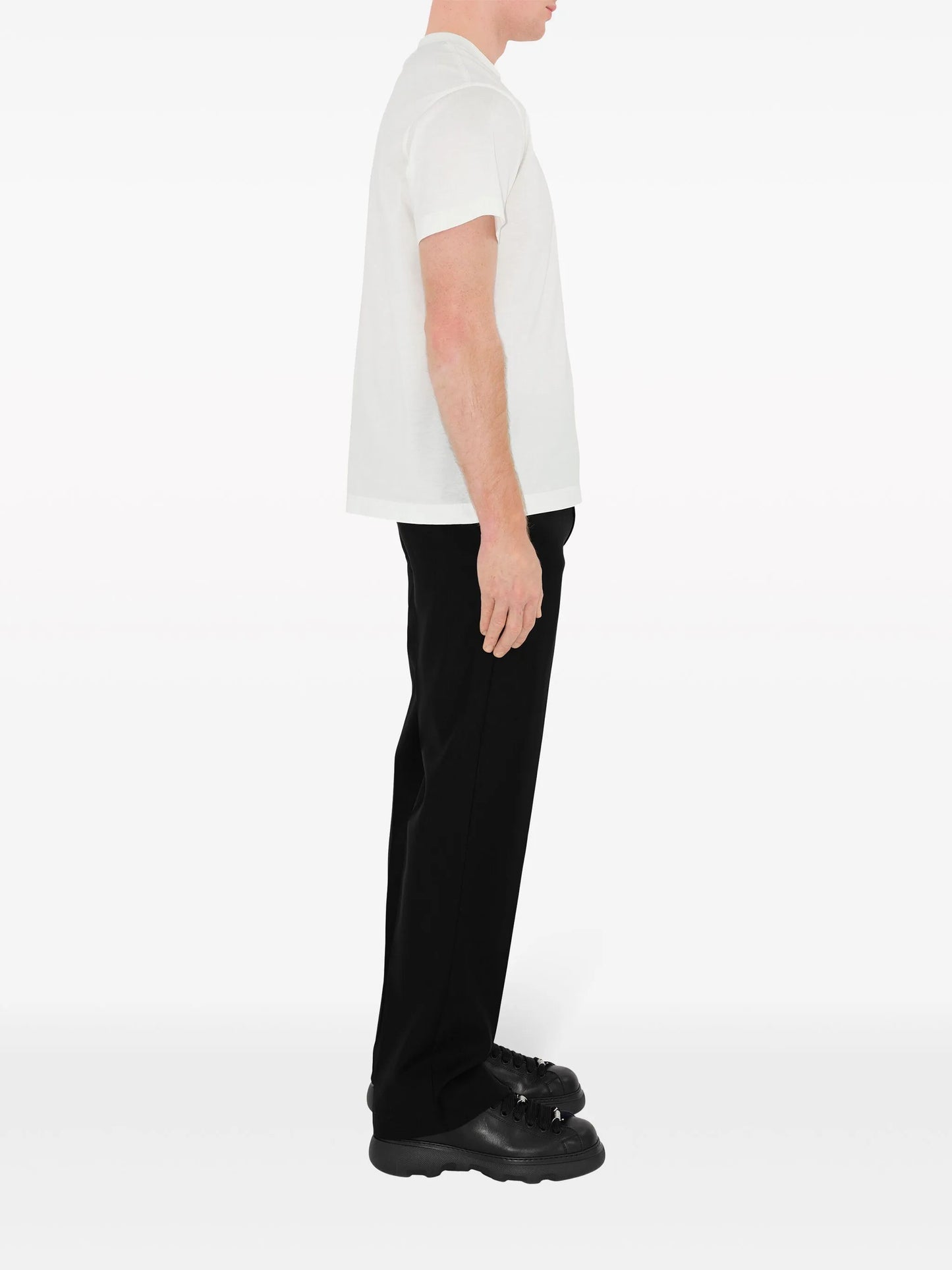 logo-embroidered cotton T-shirt